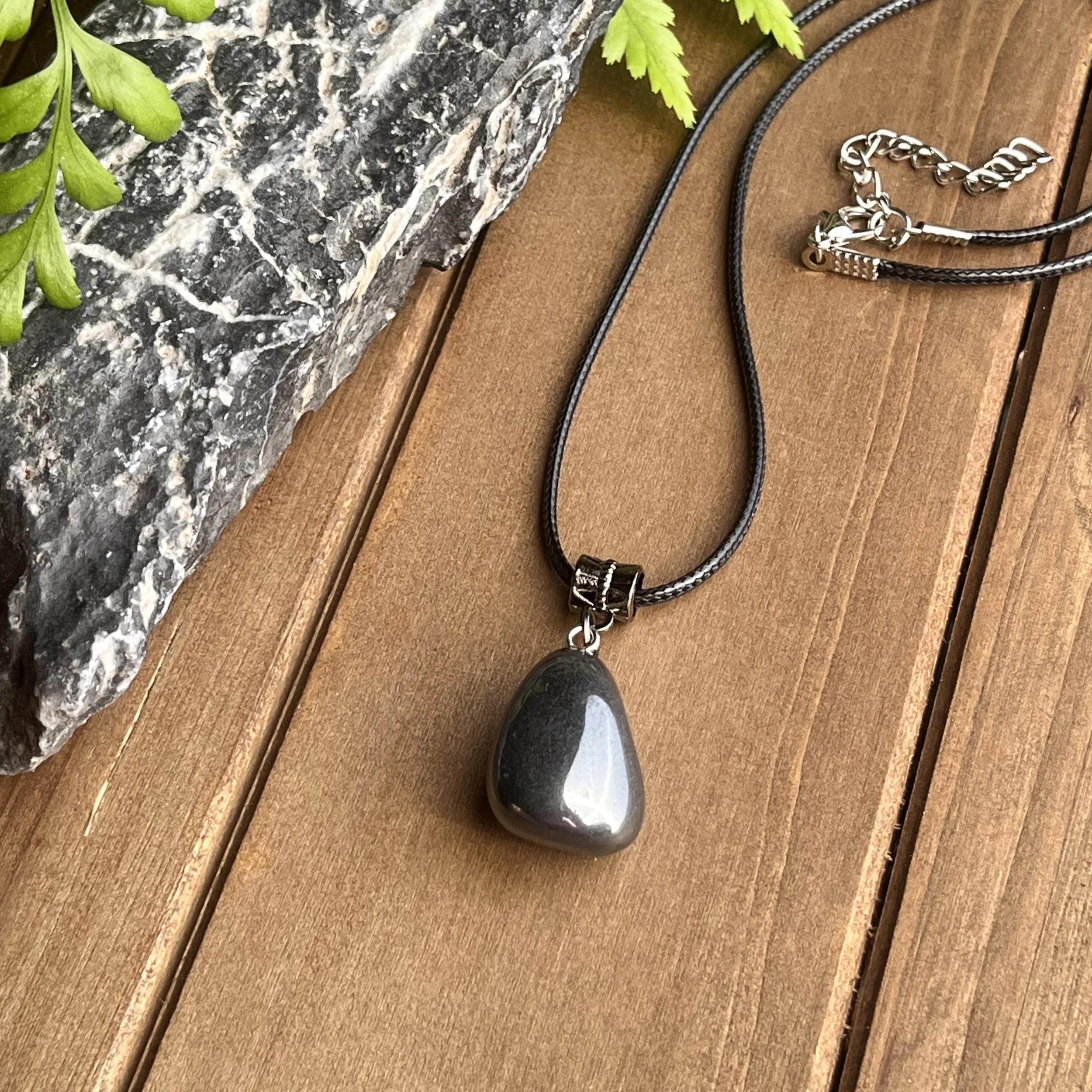 Hematite healing necklace
