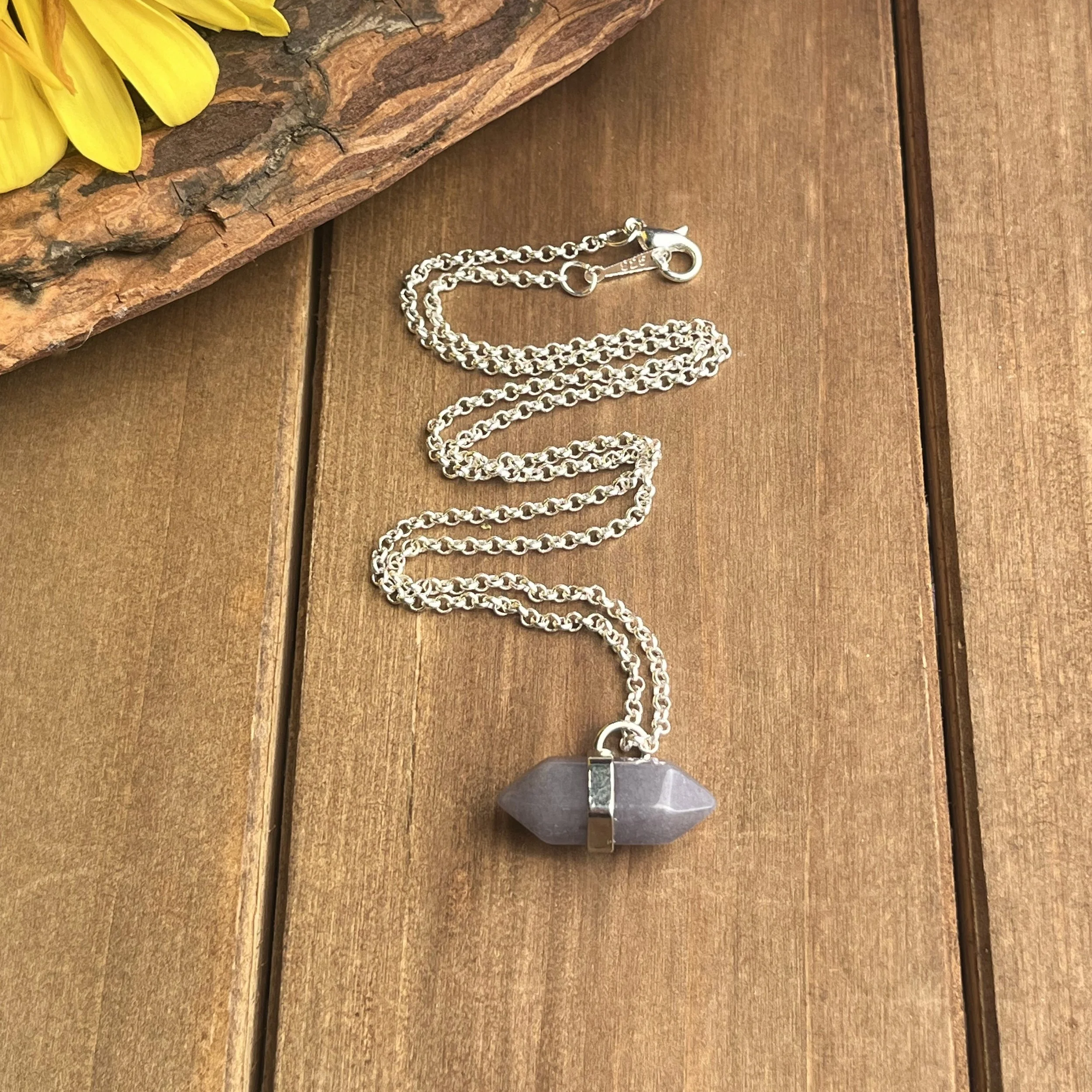 Amethyst healing necklace