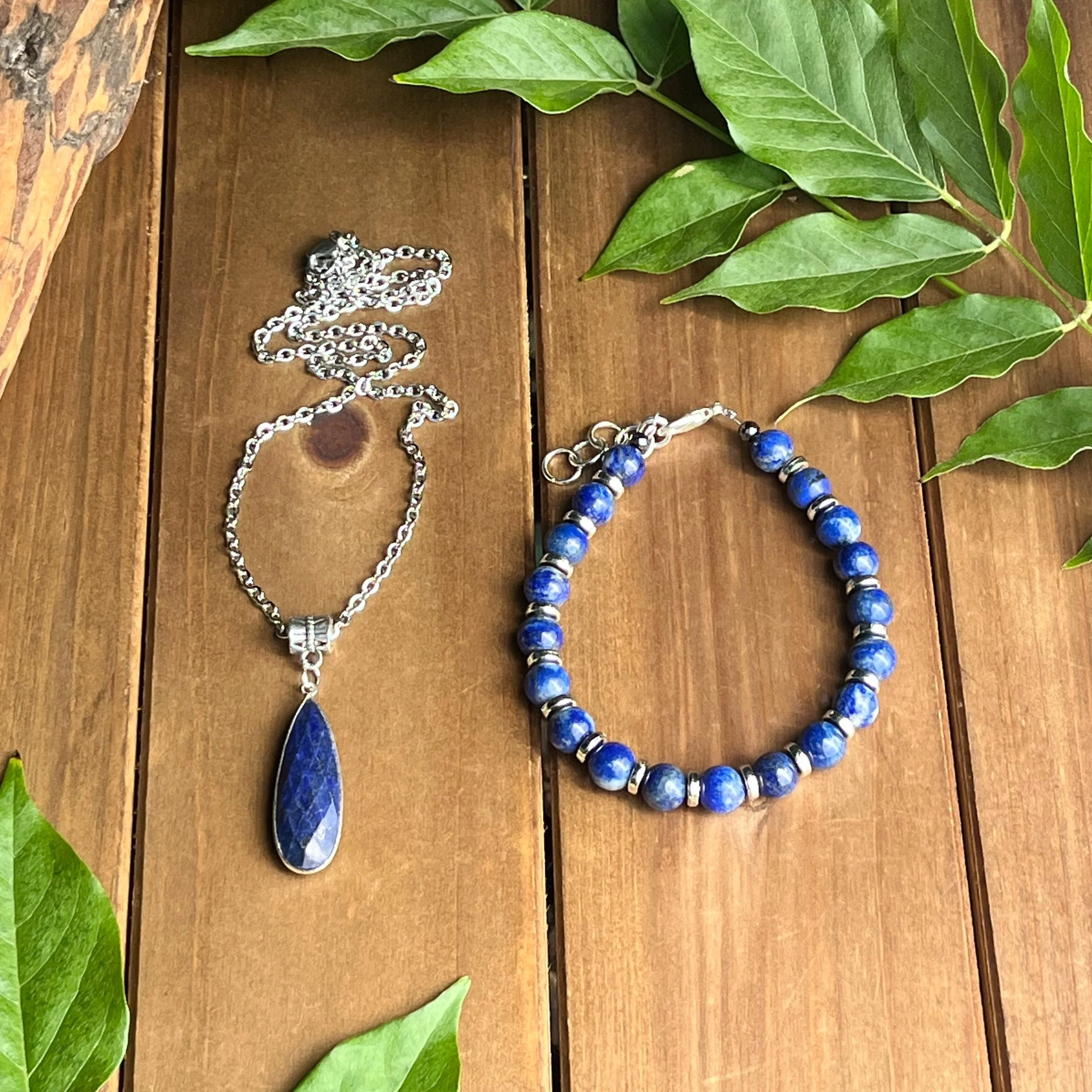 Lapis Lazuli jewelry set