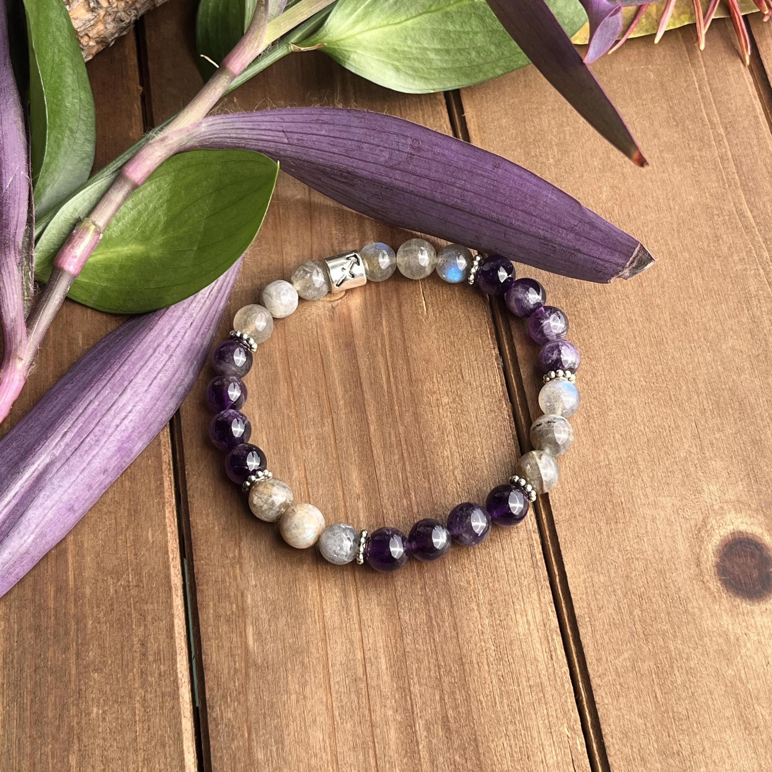 Sagittarius crystal bracelet