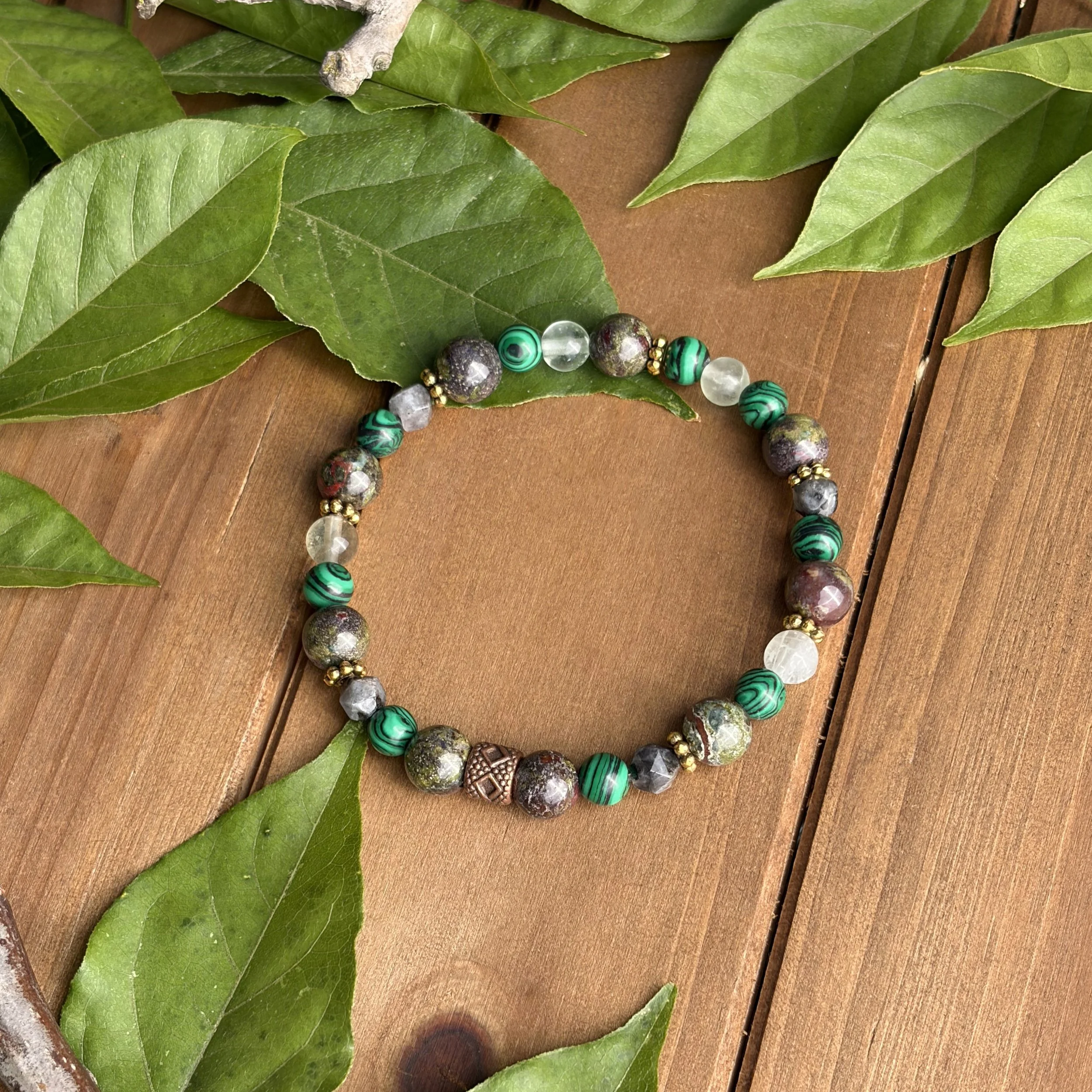 gemstone bracelet for courage to enterprise