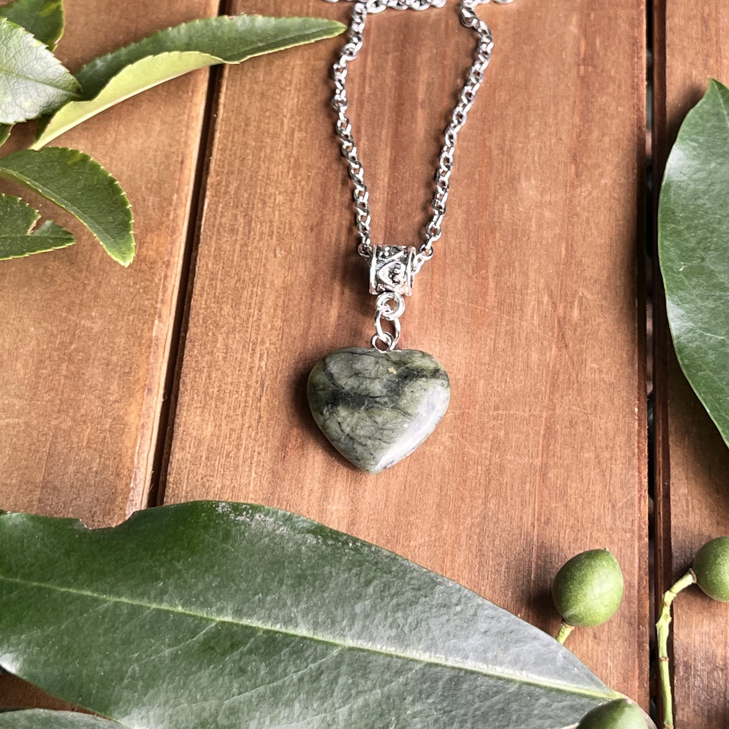 Jade healing necklace