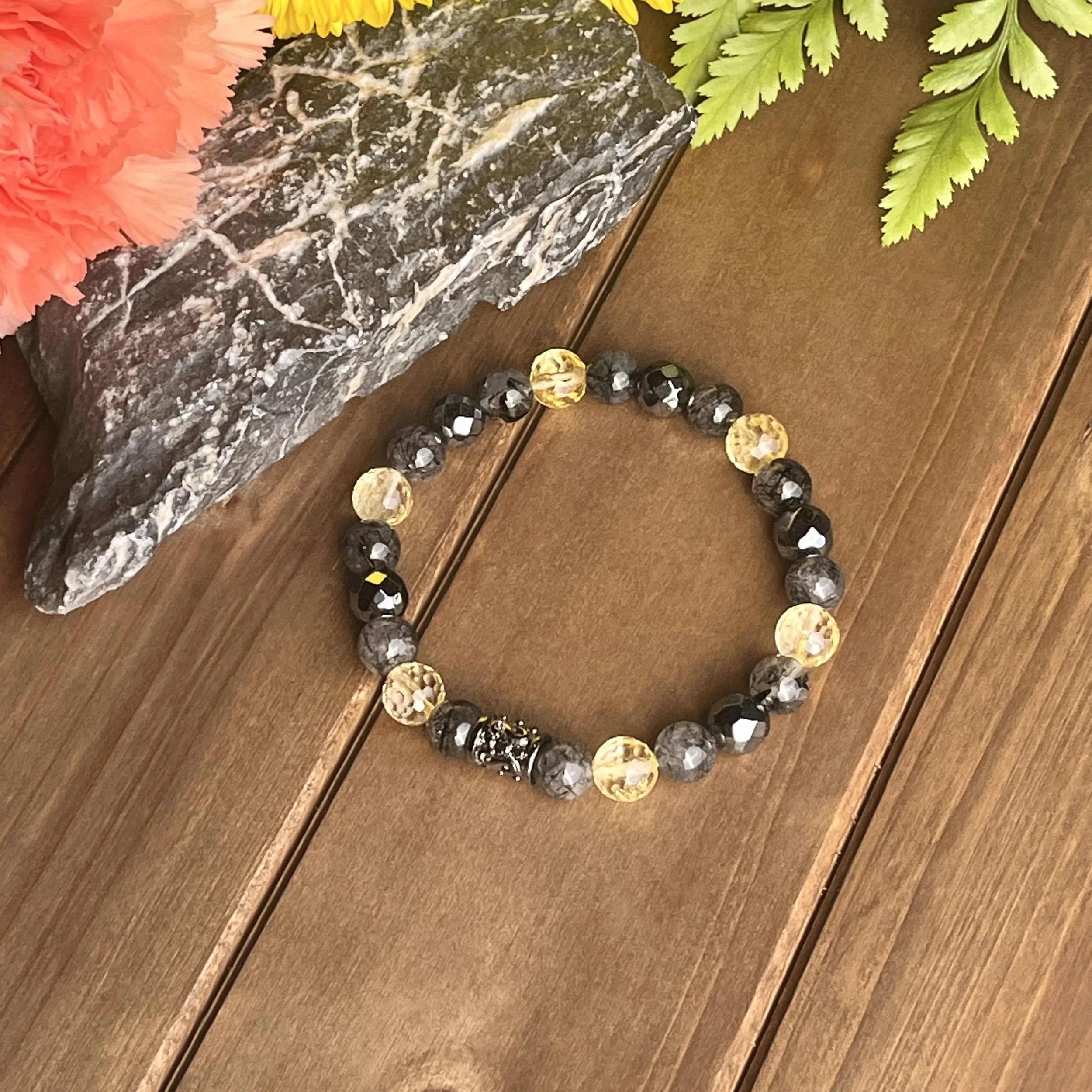 lucky gemstone bracelet