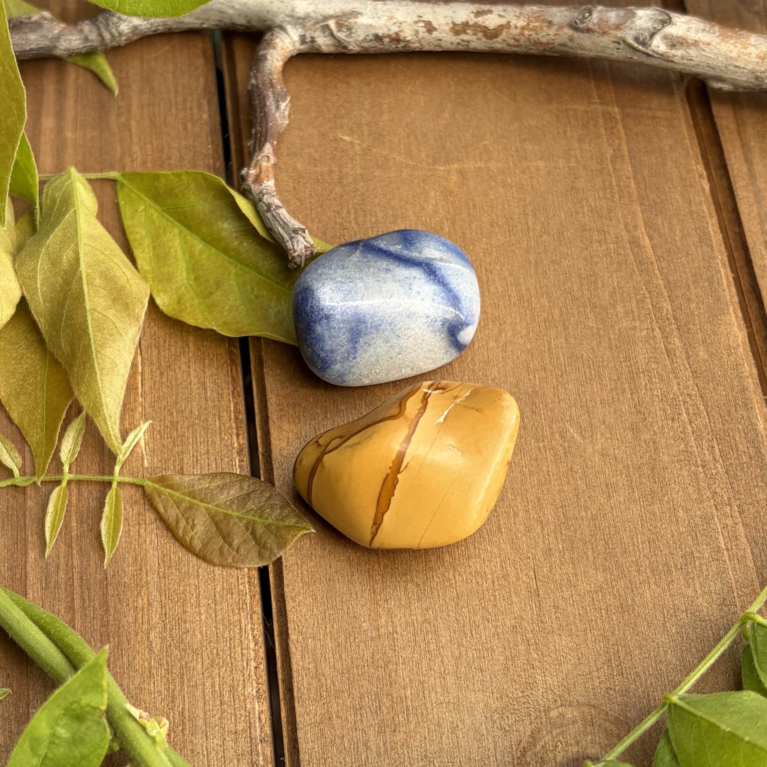 Blue Quartz and Picture Jasper