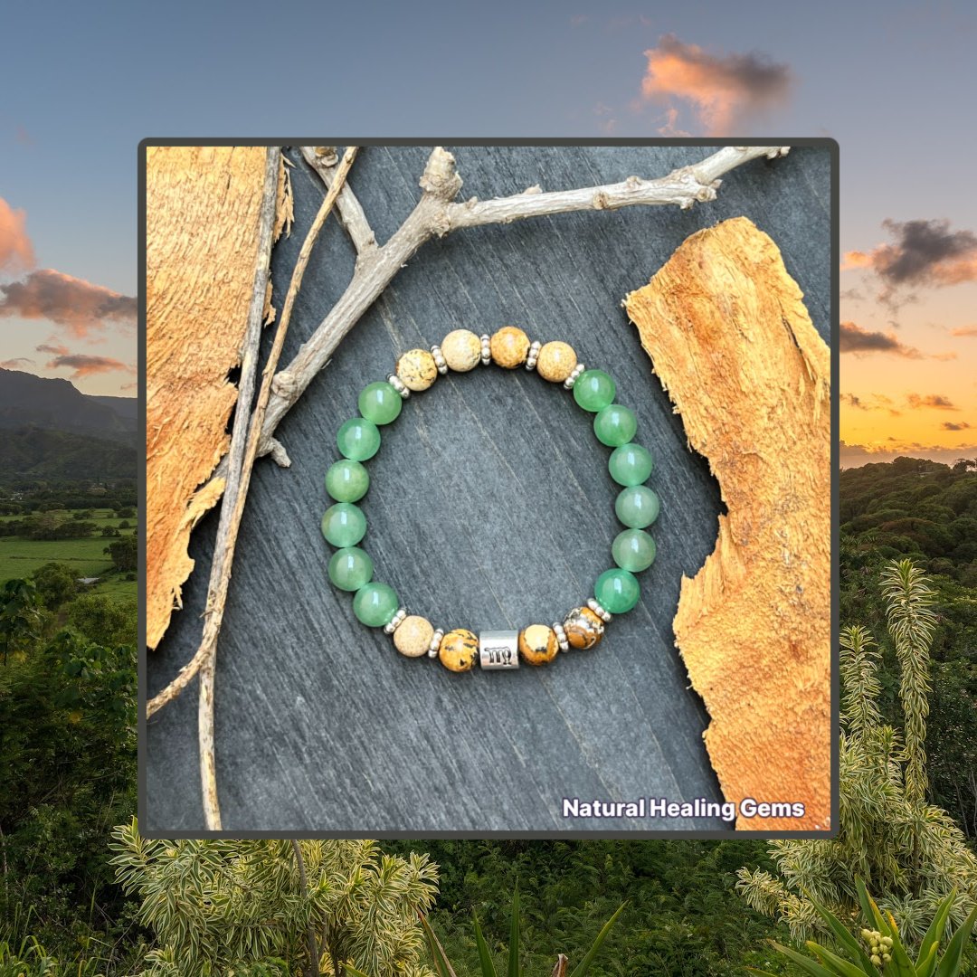 Virgo zodiac bracelet... - Real & Precious stones Mauritius | Facebook