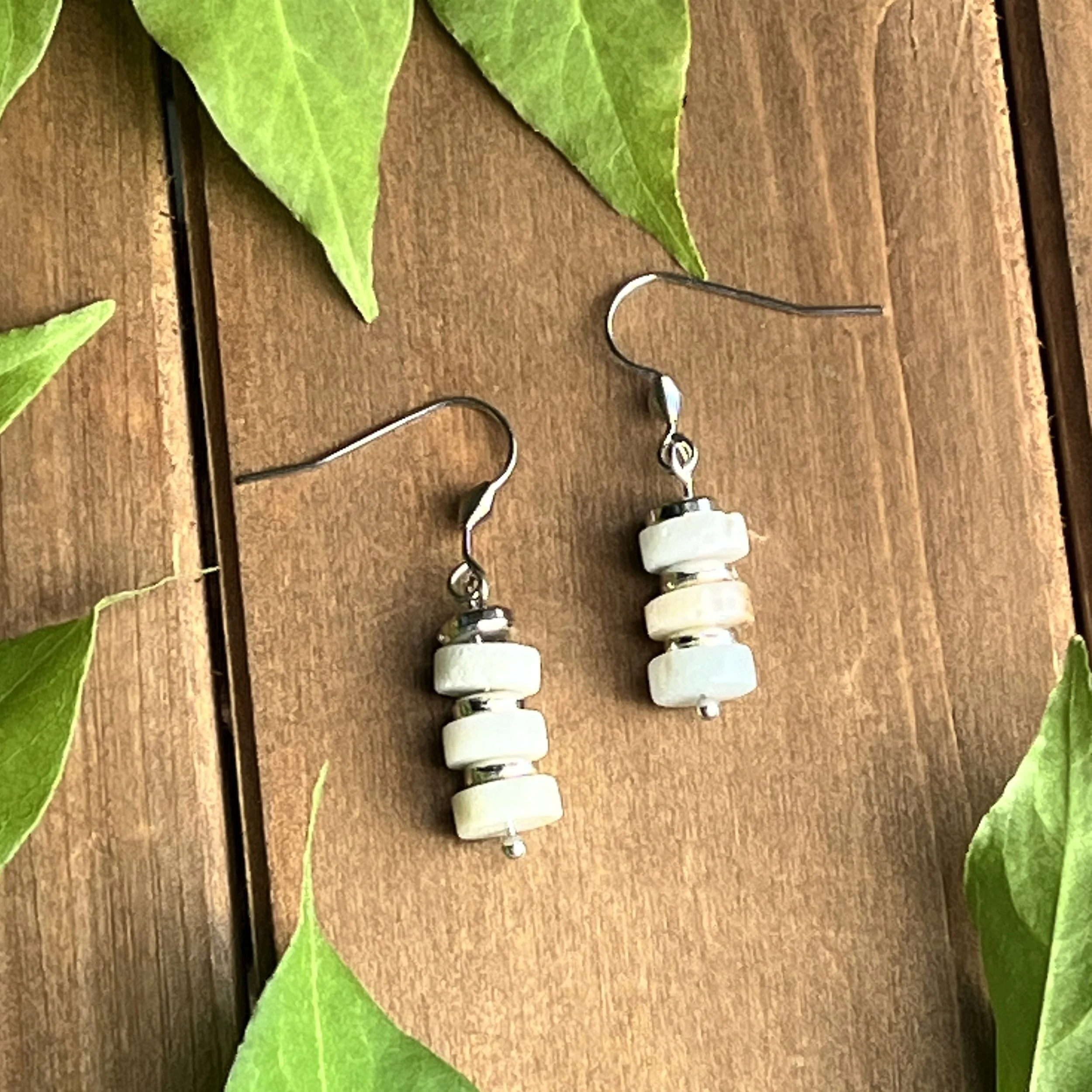 Amazonite healing earrings