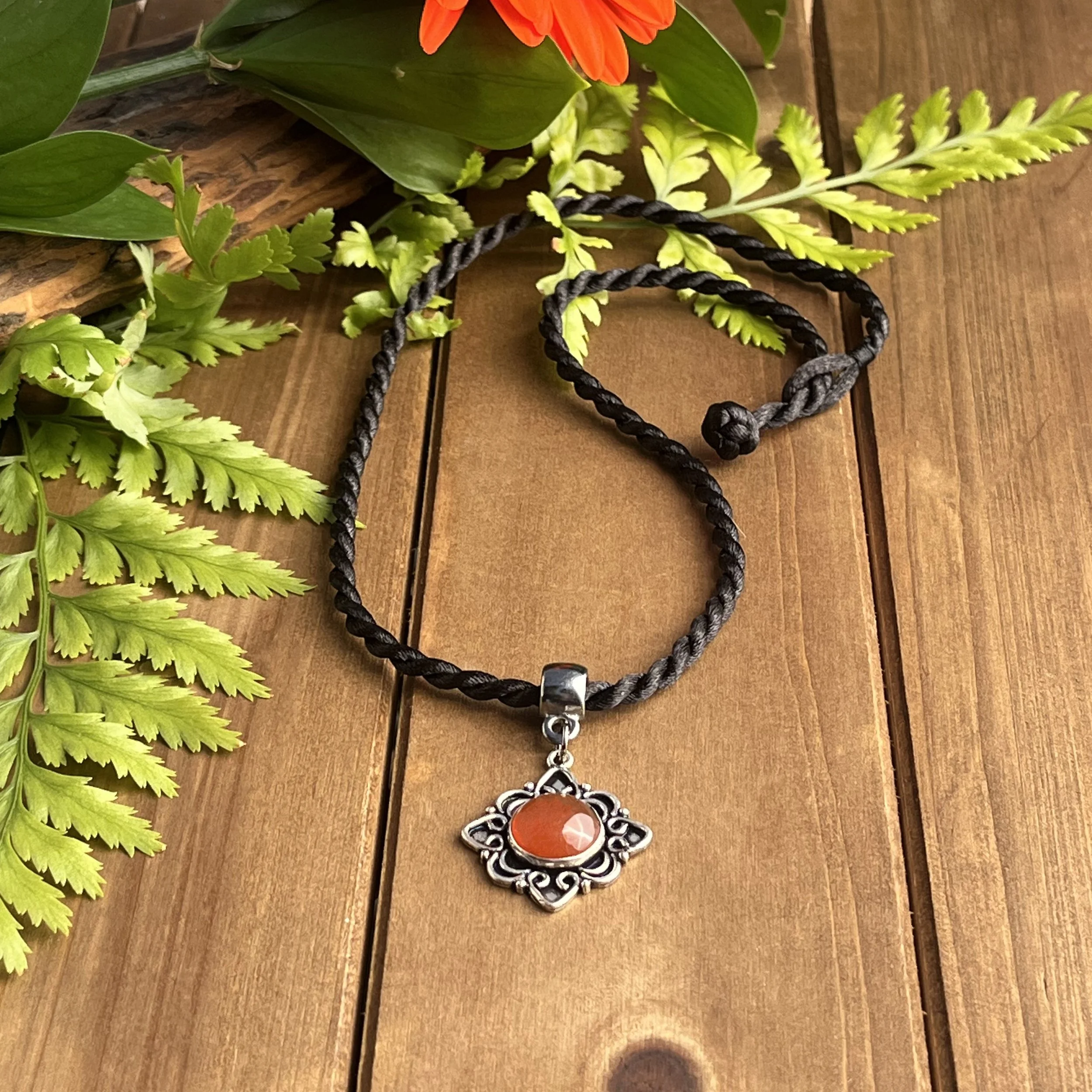 carnelian healing necklace