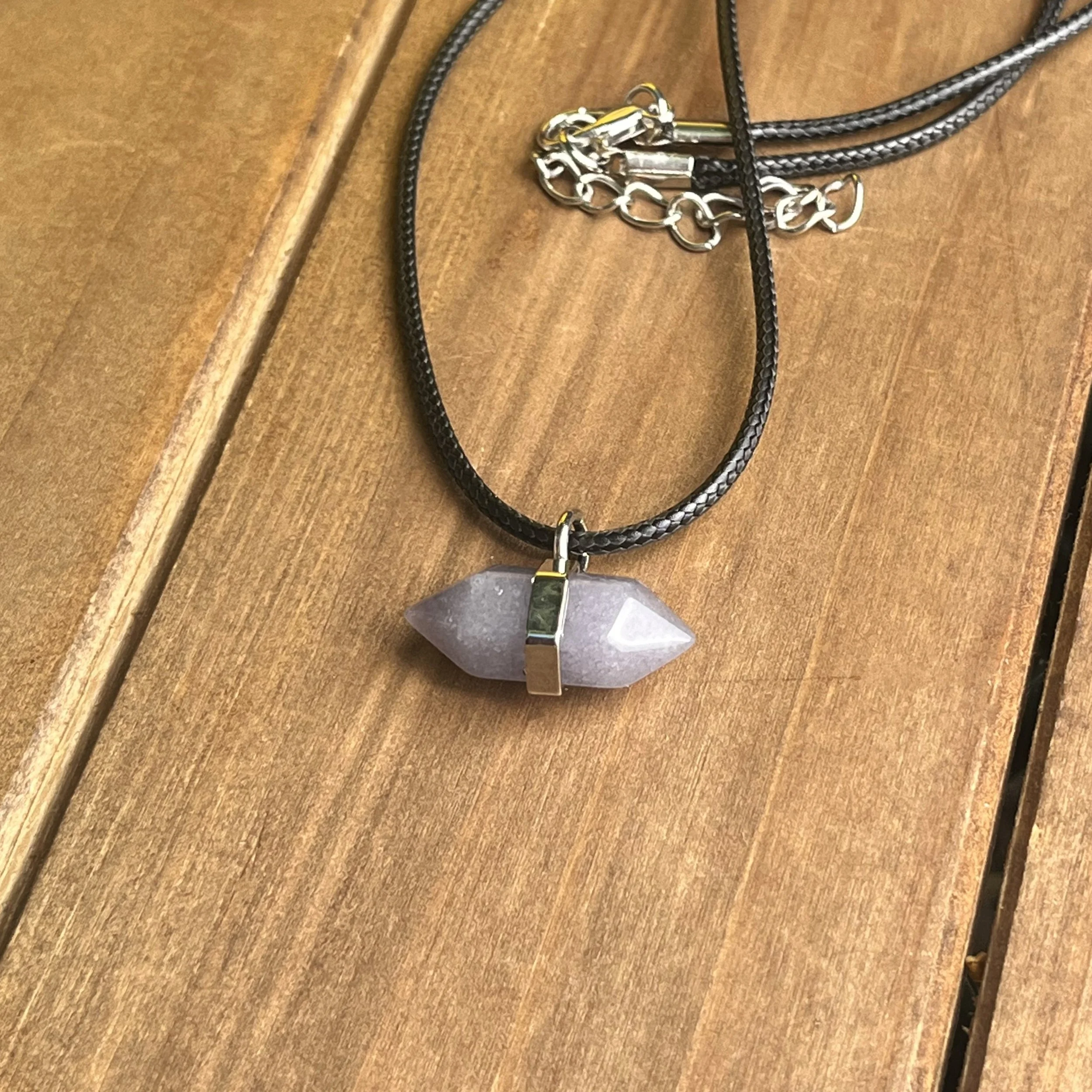 pointed Amethyst necklace