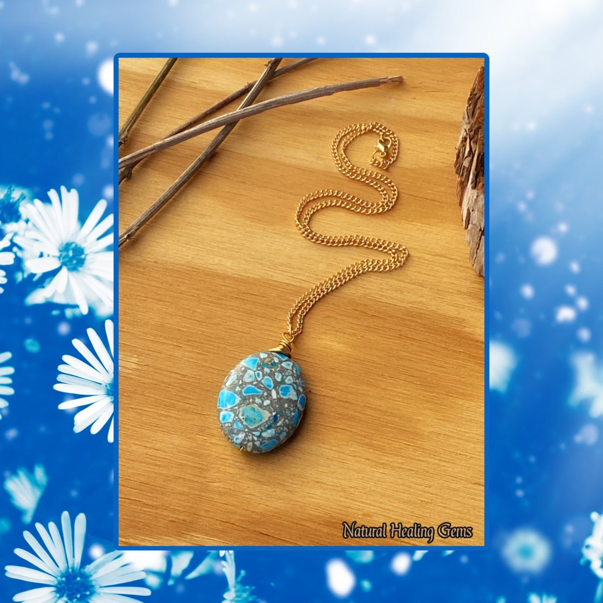 Unbranded Blue Necklace Buddha Pendant Lucky Stone Gemstone India | Ubuy