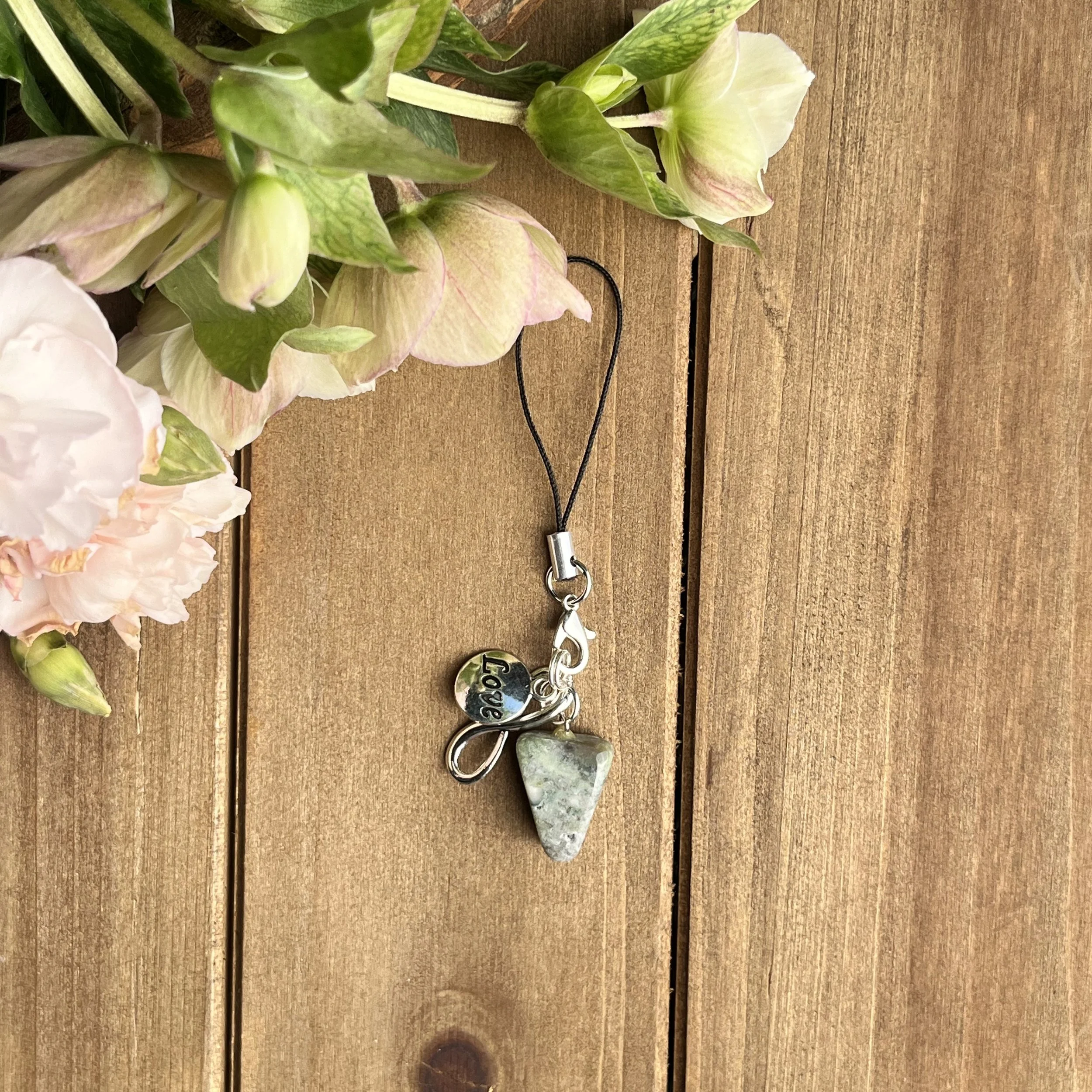 rhyolite gemstone charm
