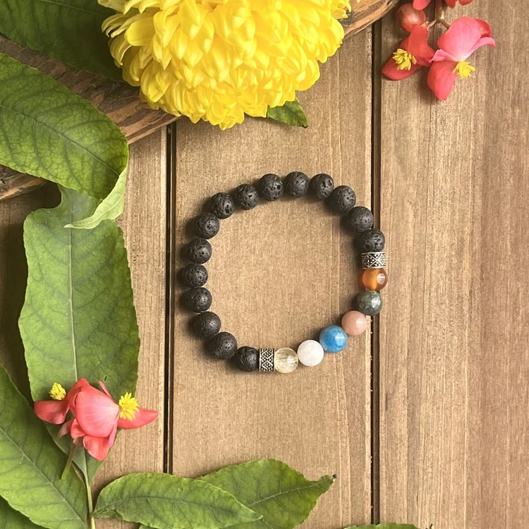 Moss Agate Best Oils For Lava Bracelet Aromatherapy Lava Bracelet