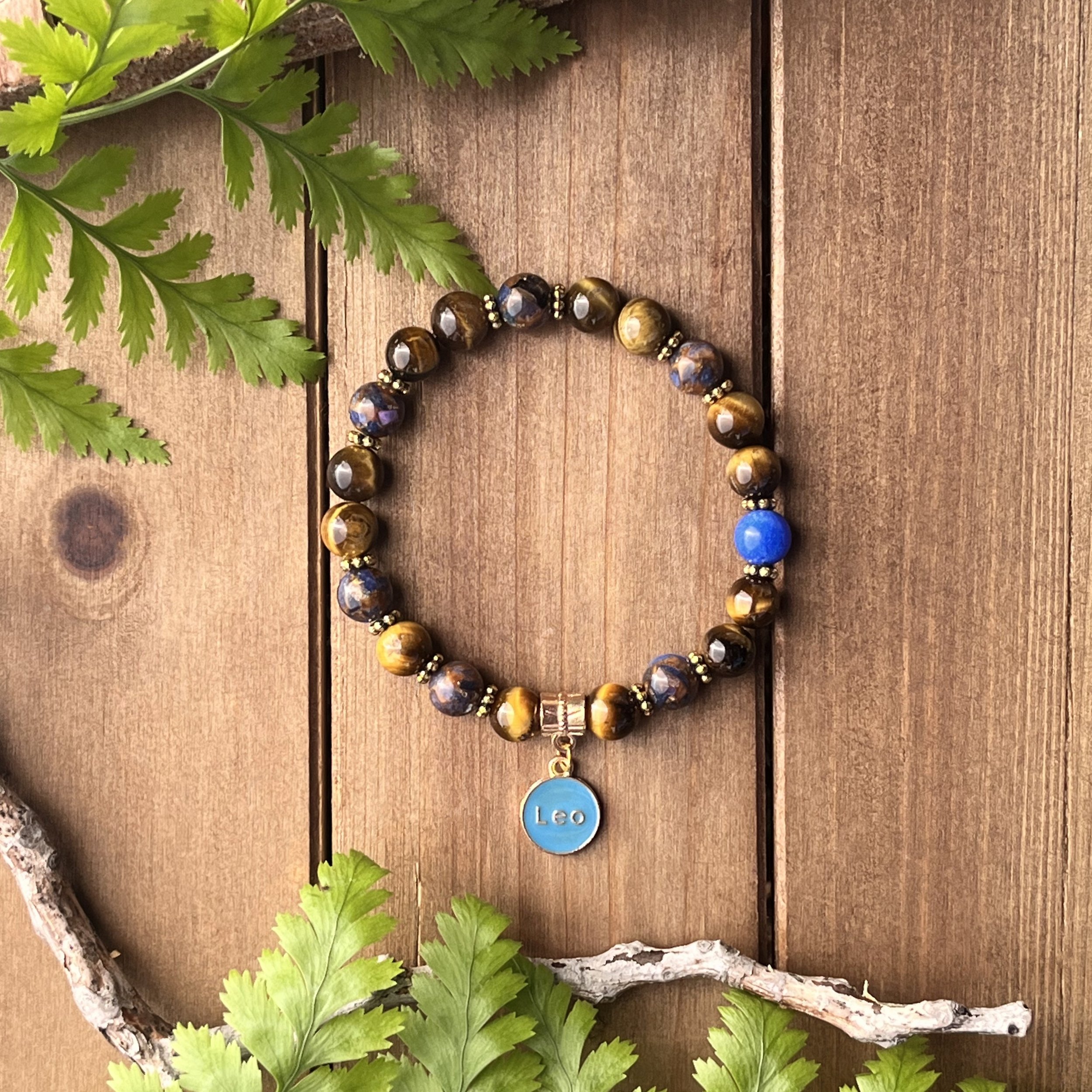 Leo gemstone bracelet for leadership