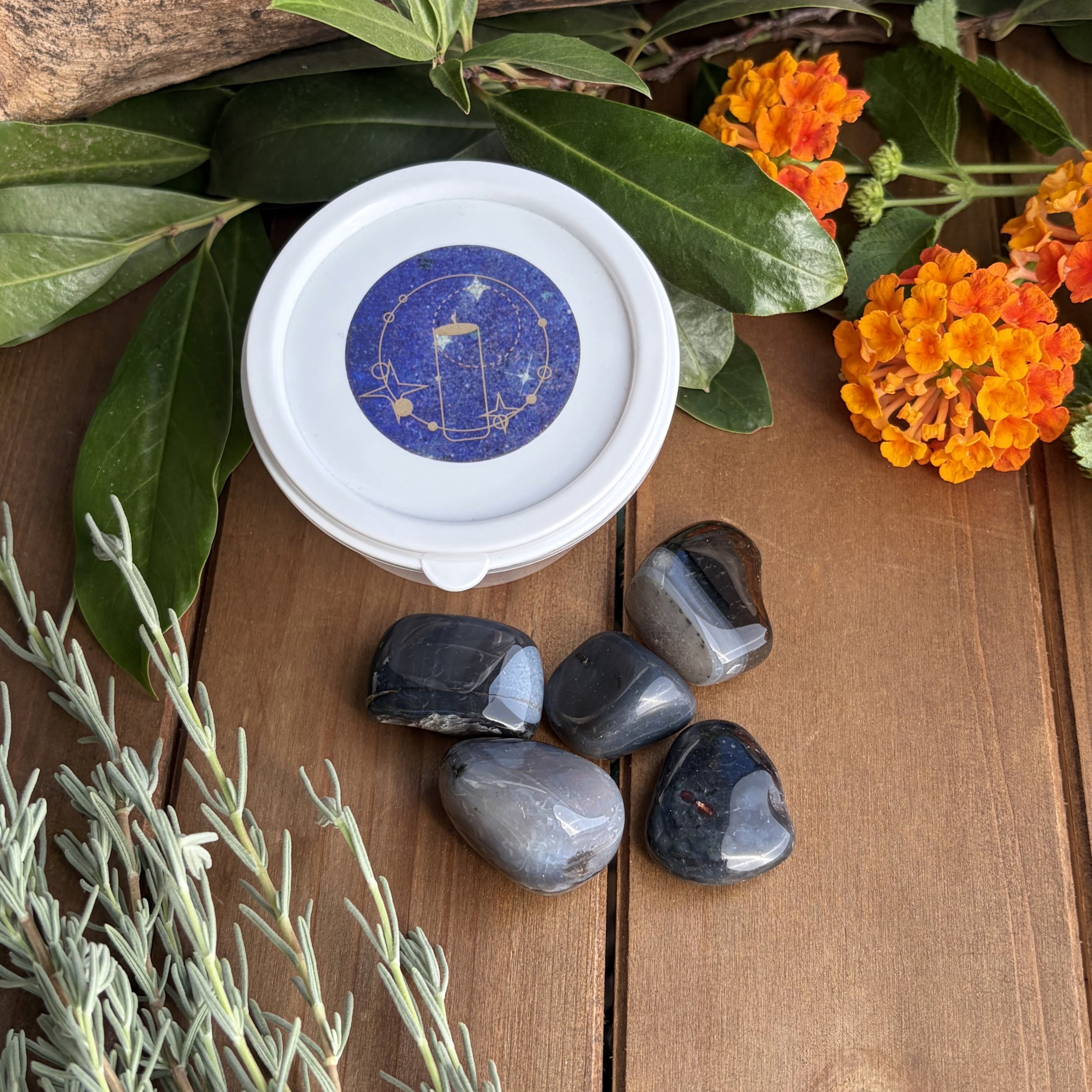 Gray Agate healing kit