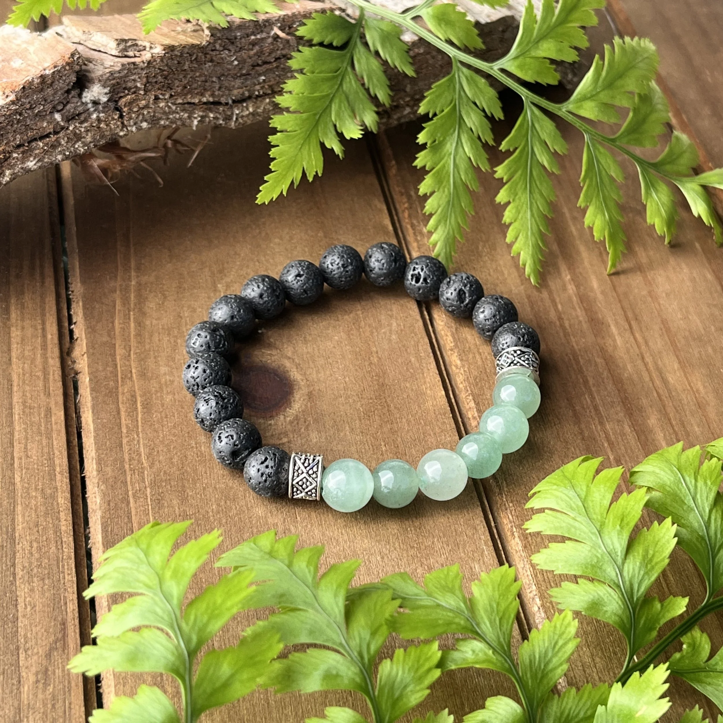 Heart Chakra gemstone bracelet