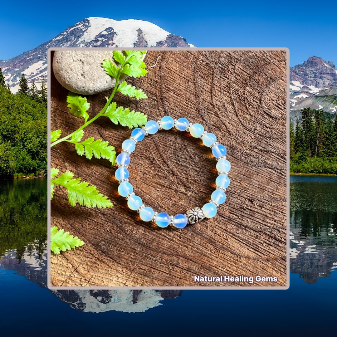 Amethyst with White Quartzite Bracelet for Spiritual Growth