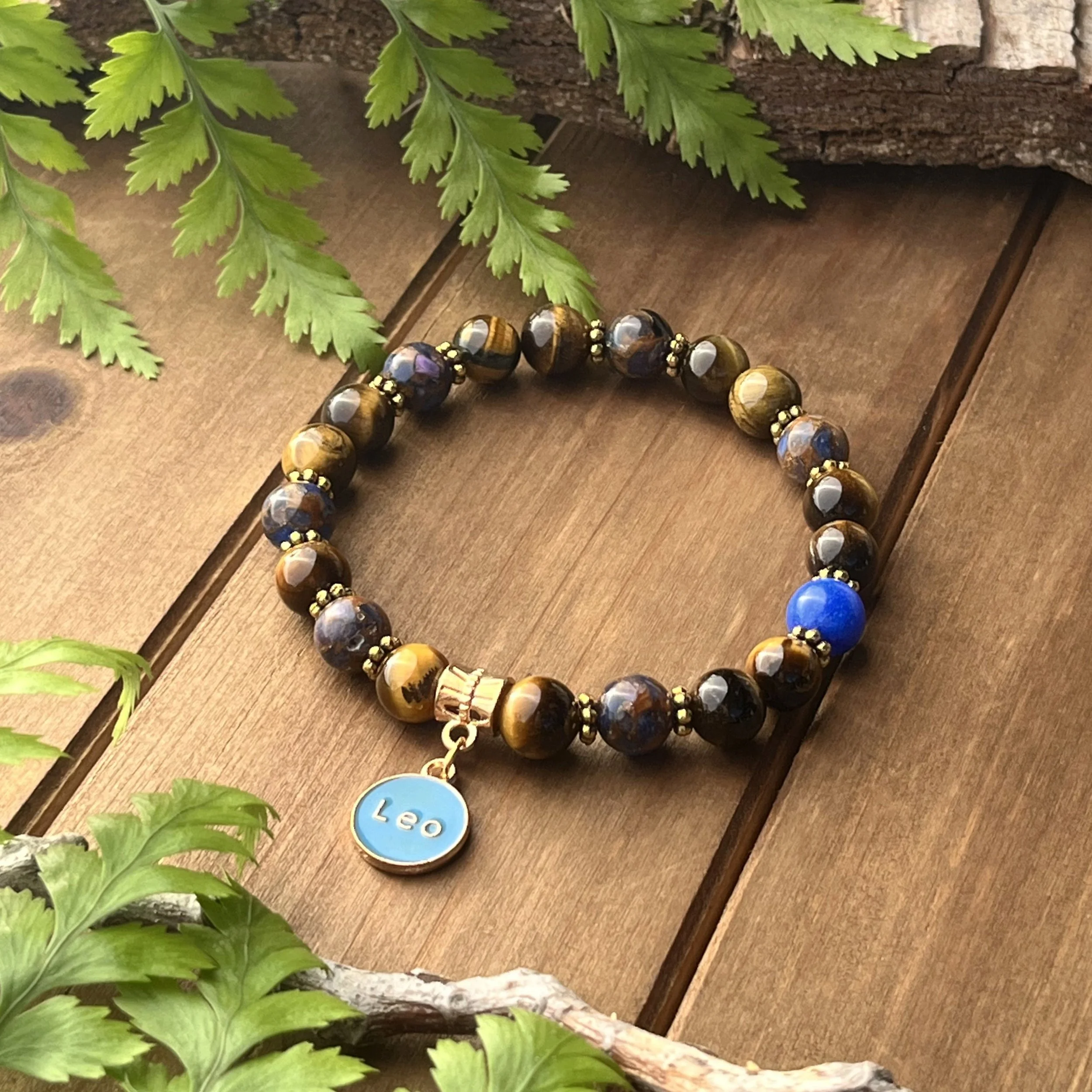 Leo positive influence gemstone bracelet