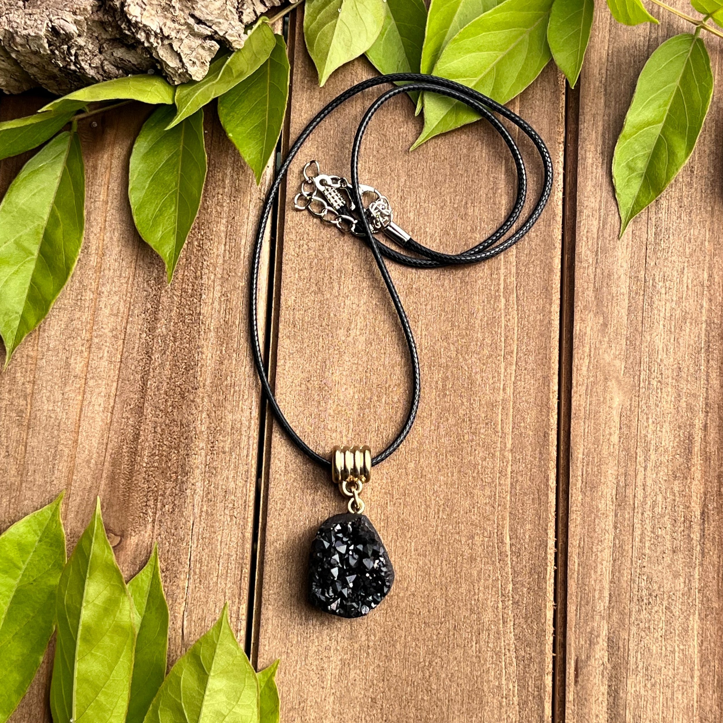 Druzy choker necklace store