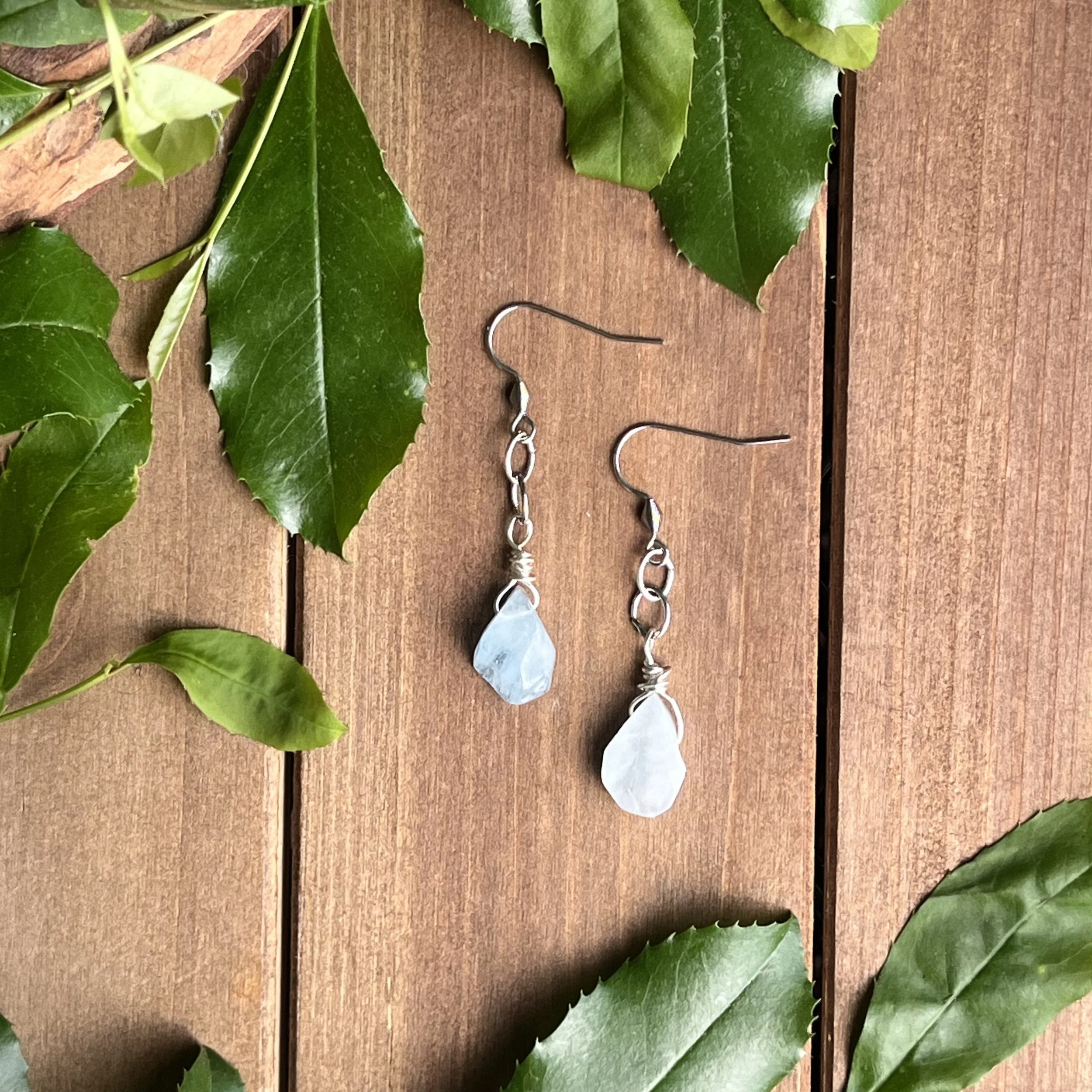 Aquamarine Dangle Earrings