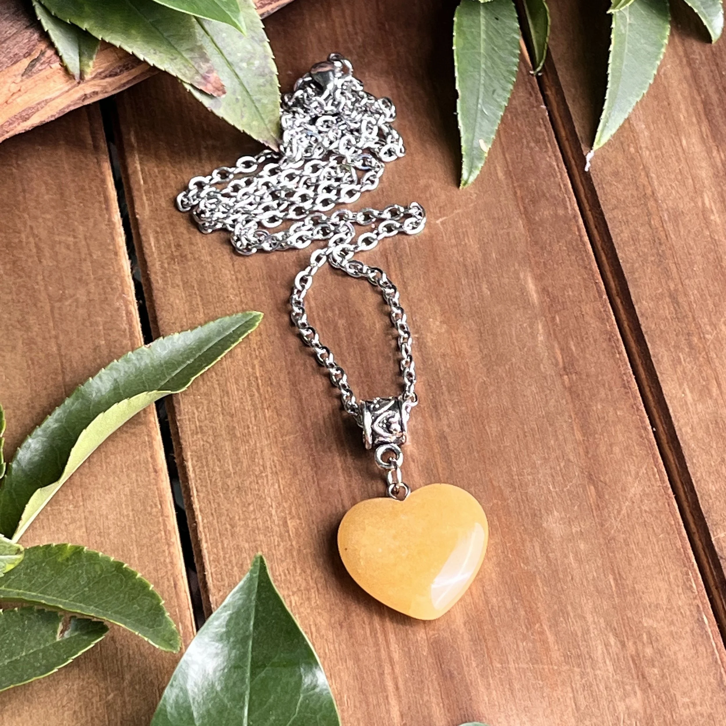 yellow aventurine healing necklace