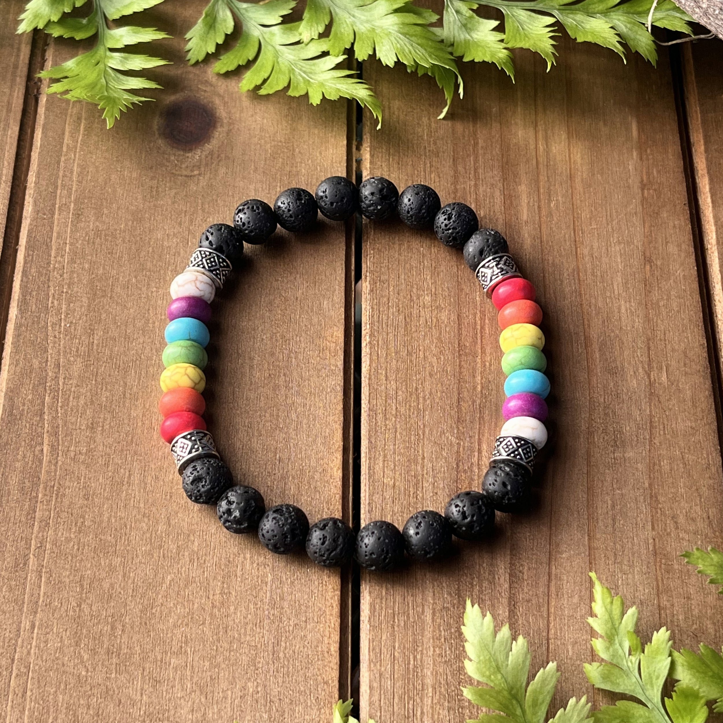 rainbow chakra bracelet