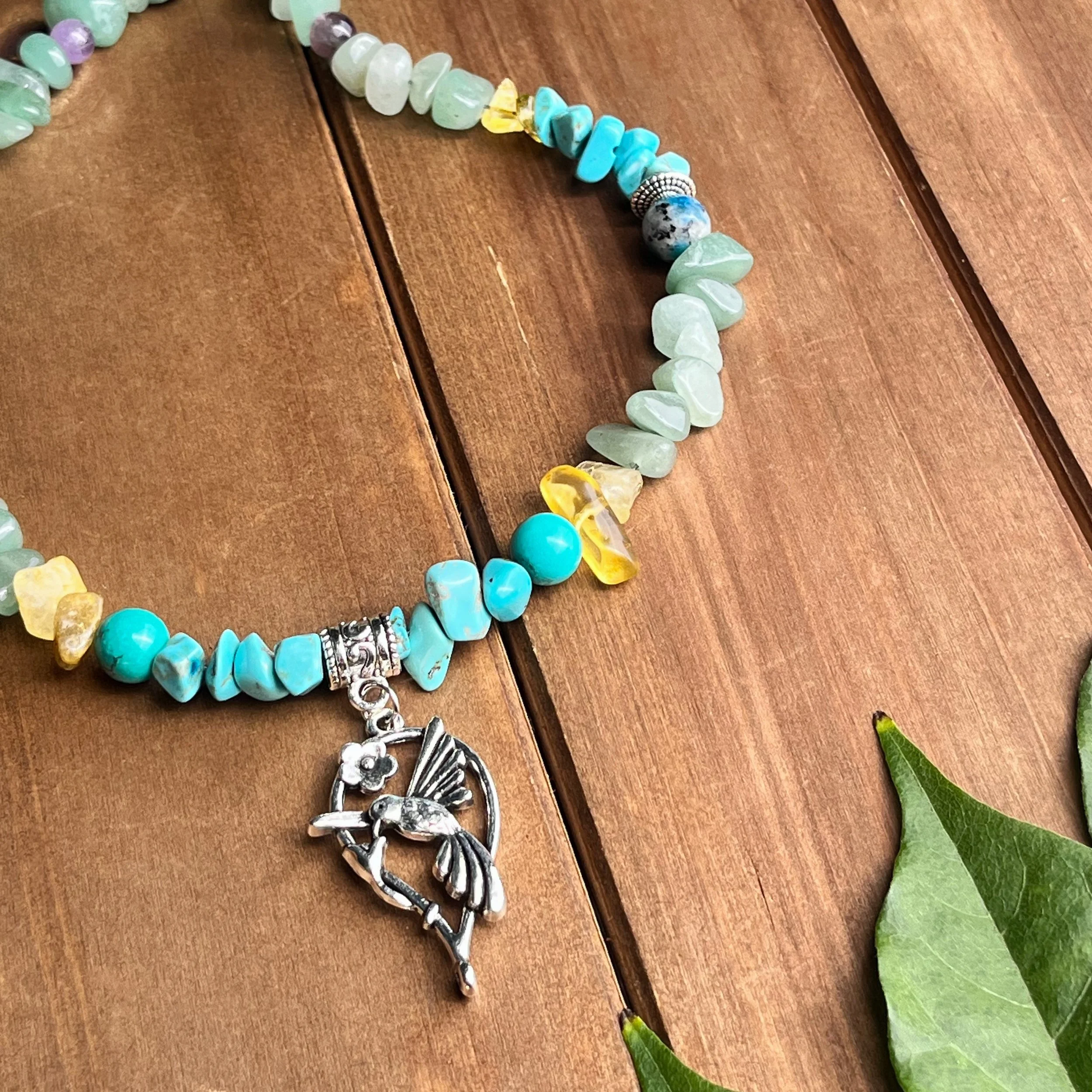 gemstone necklace for hope