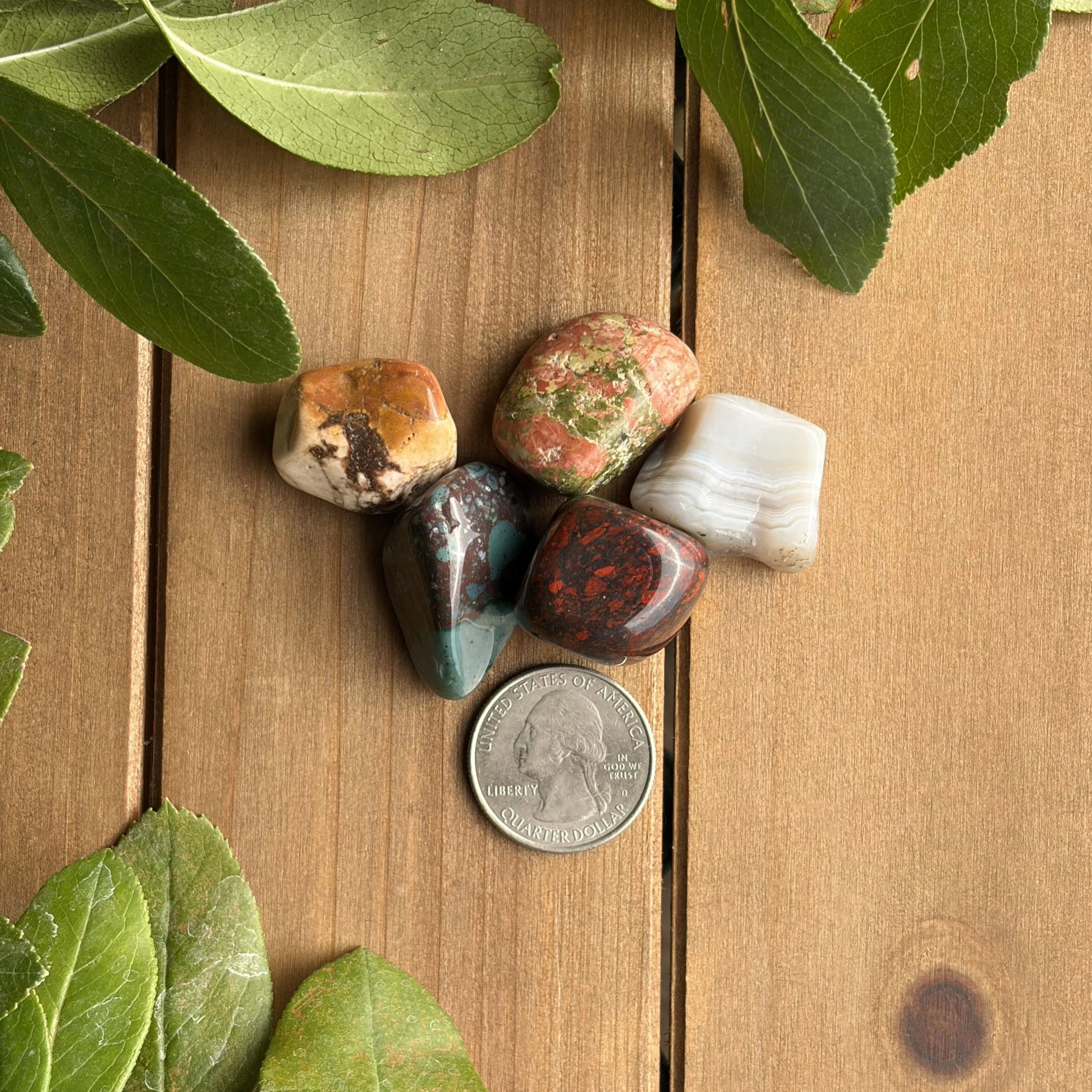 tumbled gemstones for healing faith