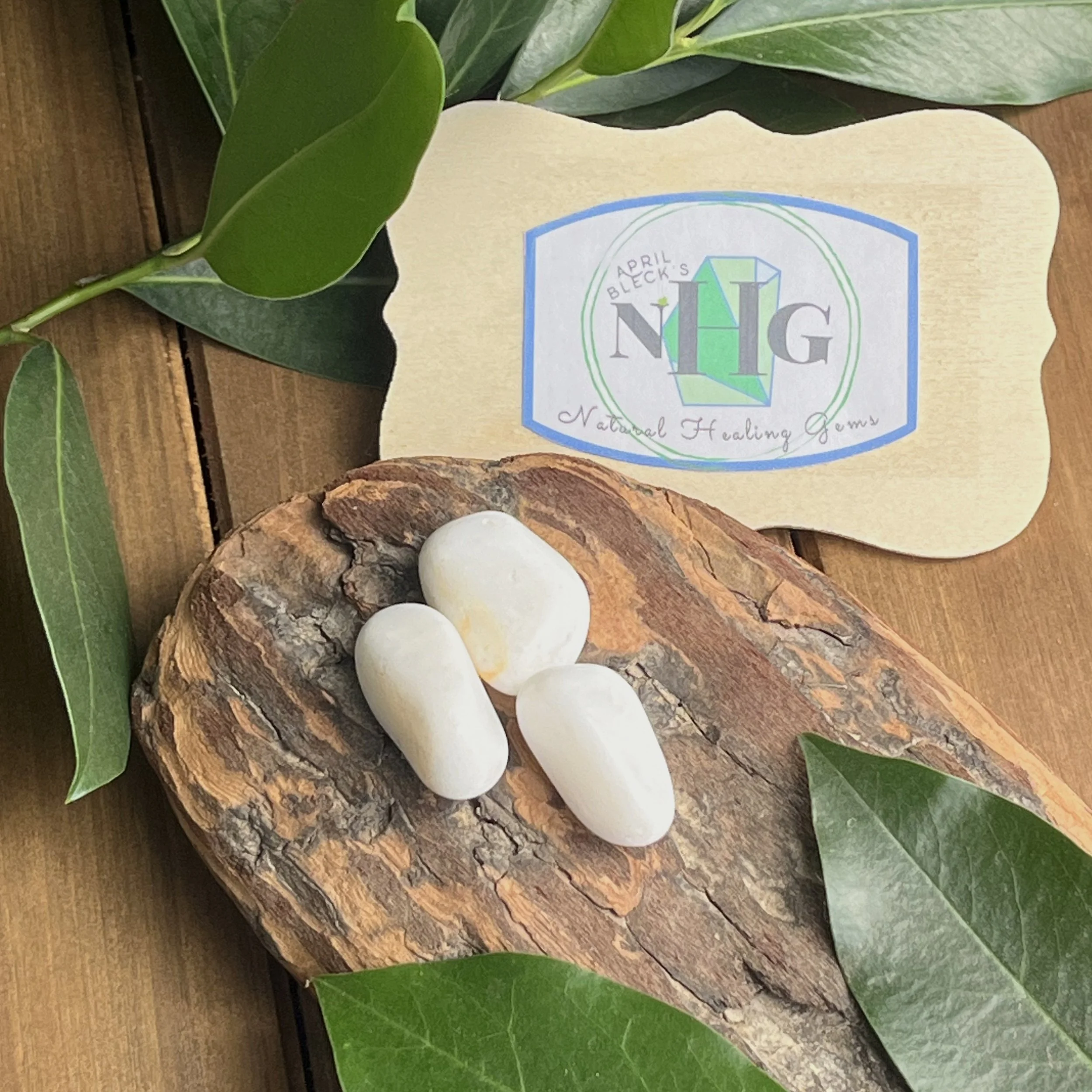 White Jade Pocket Stones Gemstones for Peace