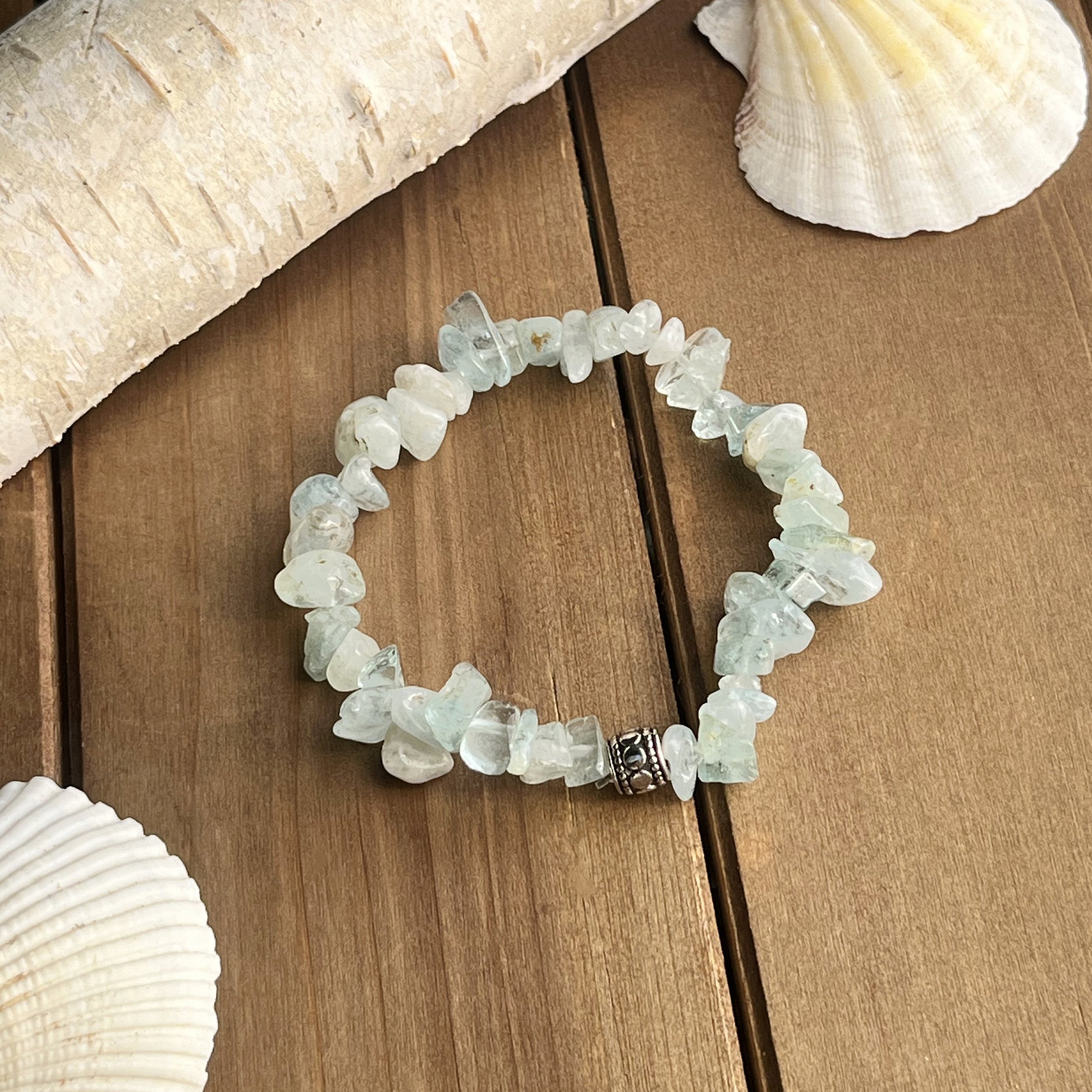natural Aquamarine bracelet