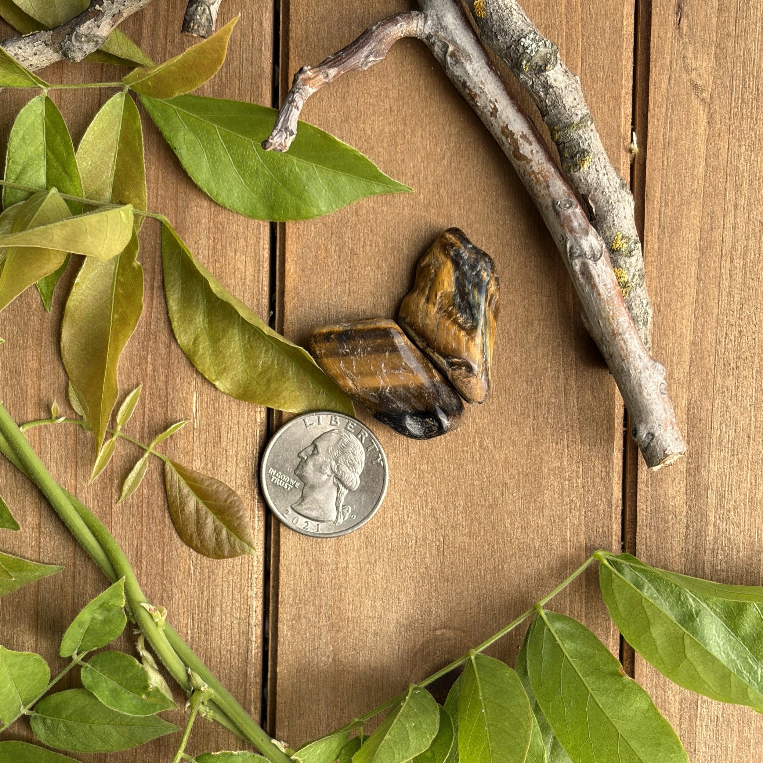 tiger eye tumbled stones