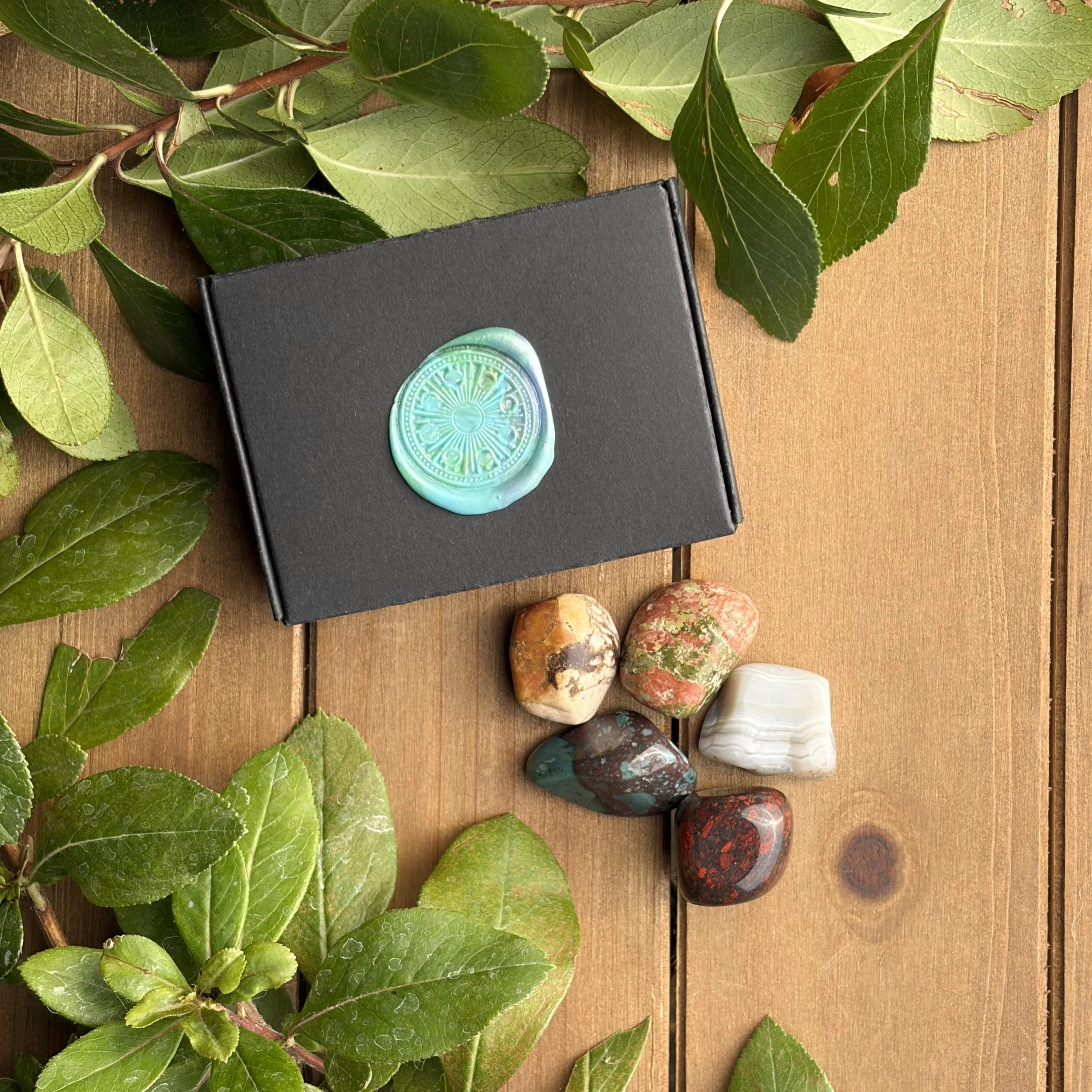 Gemstone Healing Kit for Stability and Faith