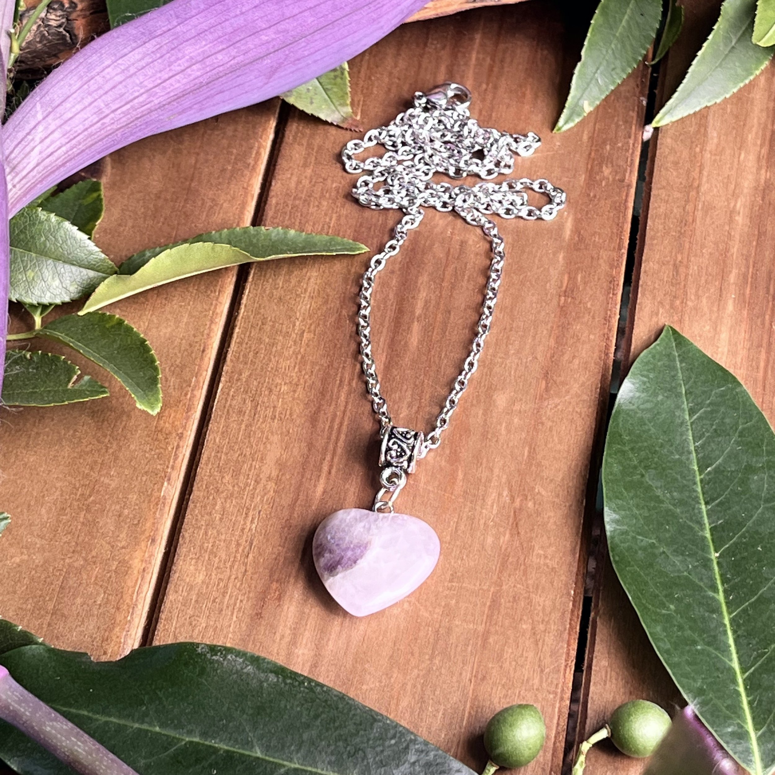 Amethyst healing necklace