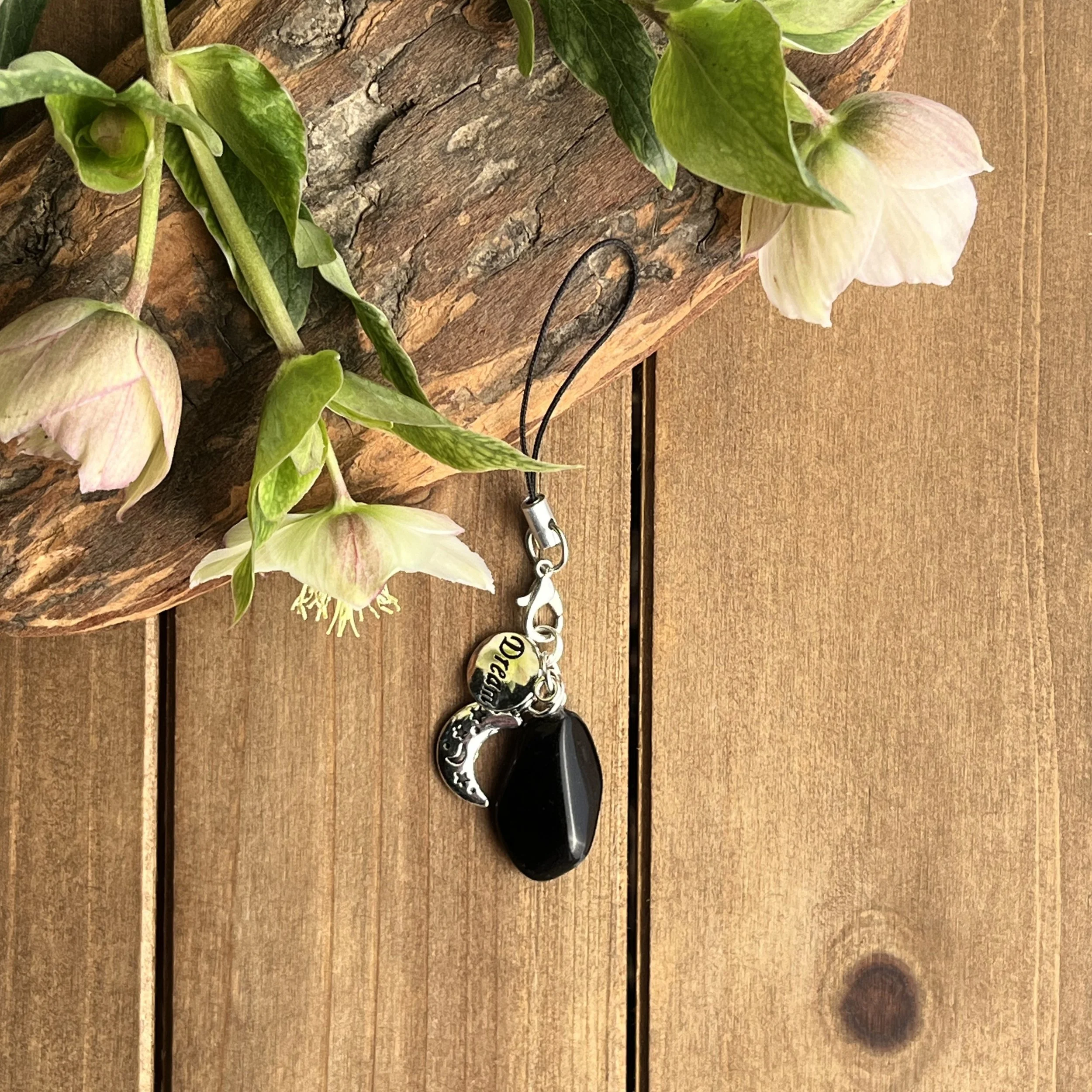 Black Obsidian charm