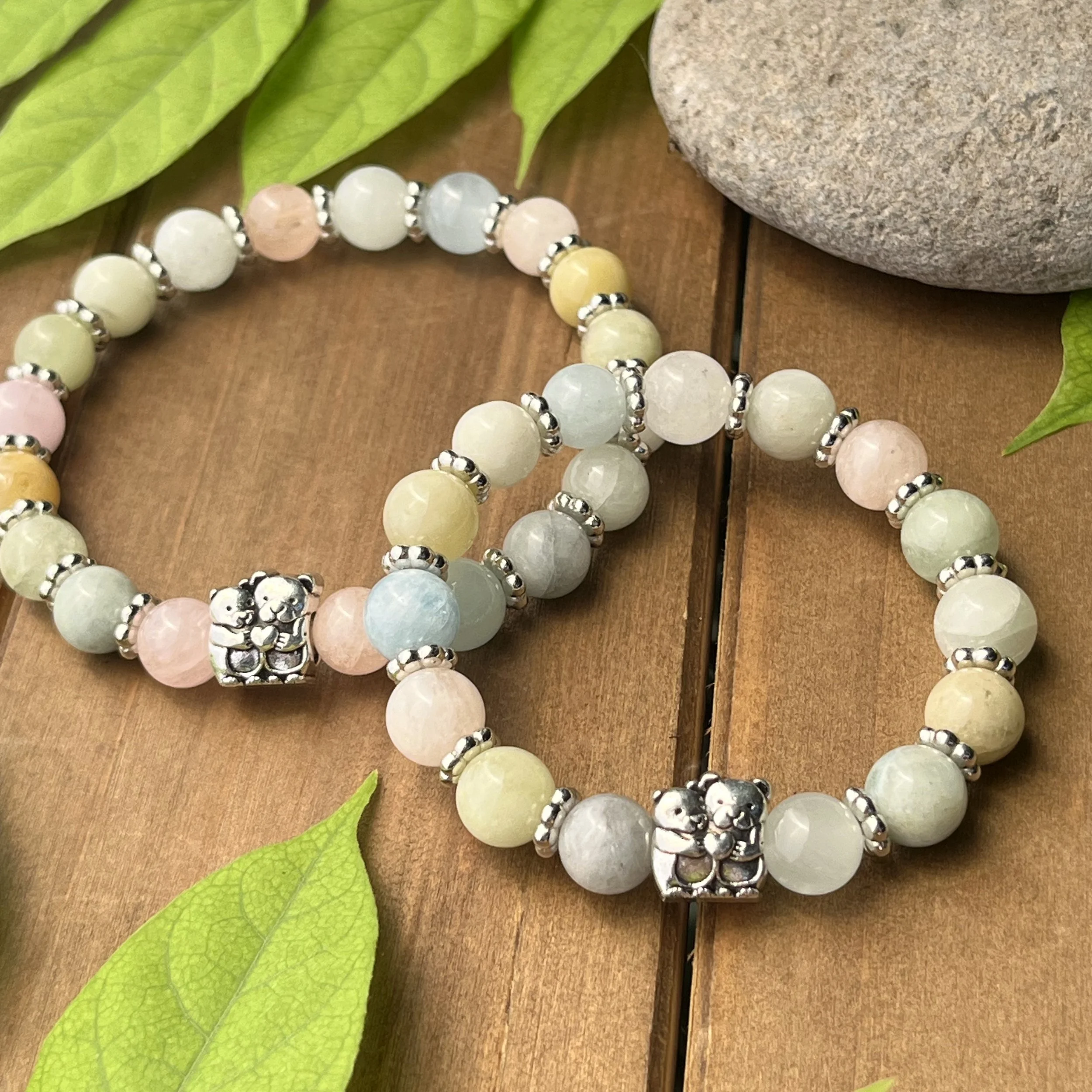Morganite healing bracelets