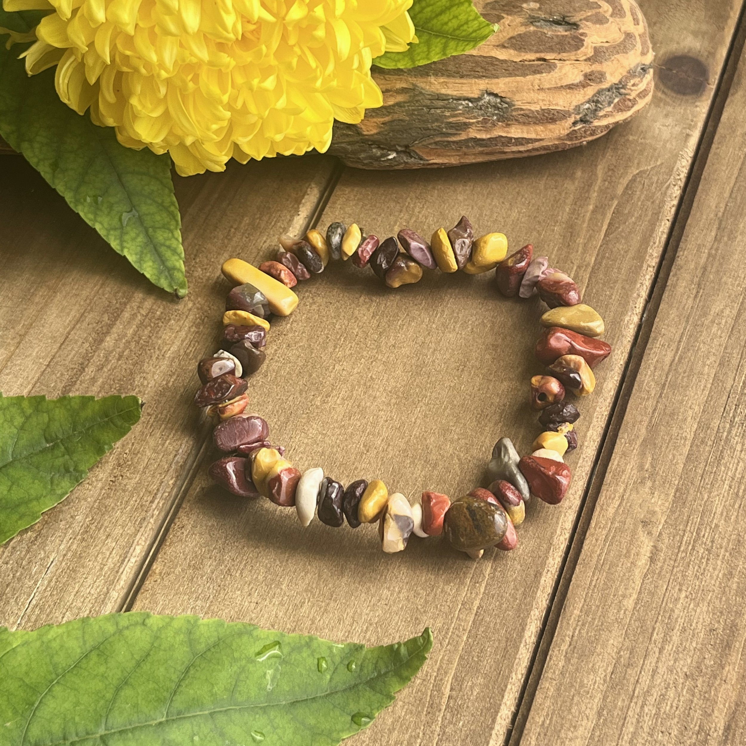 Mookaite Jasper healing bracelet