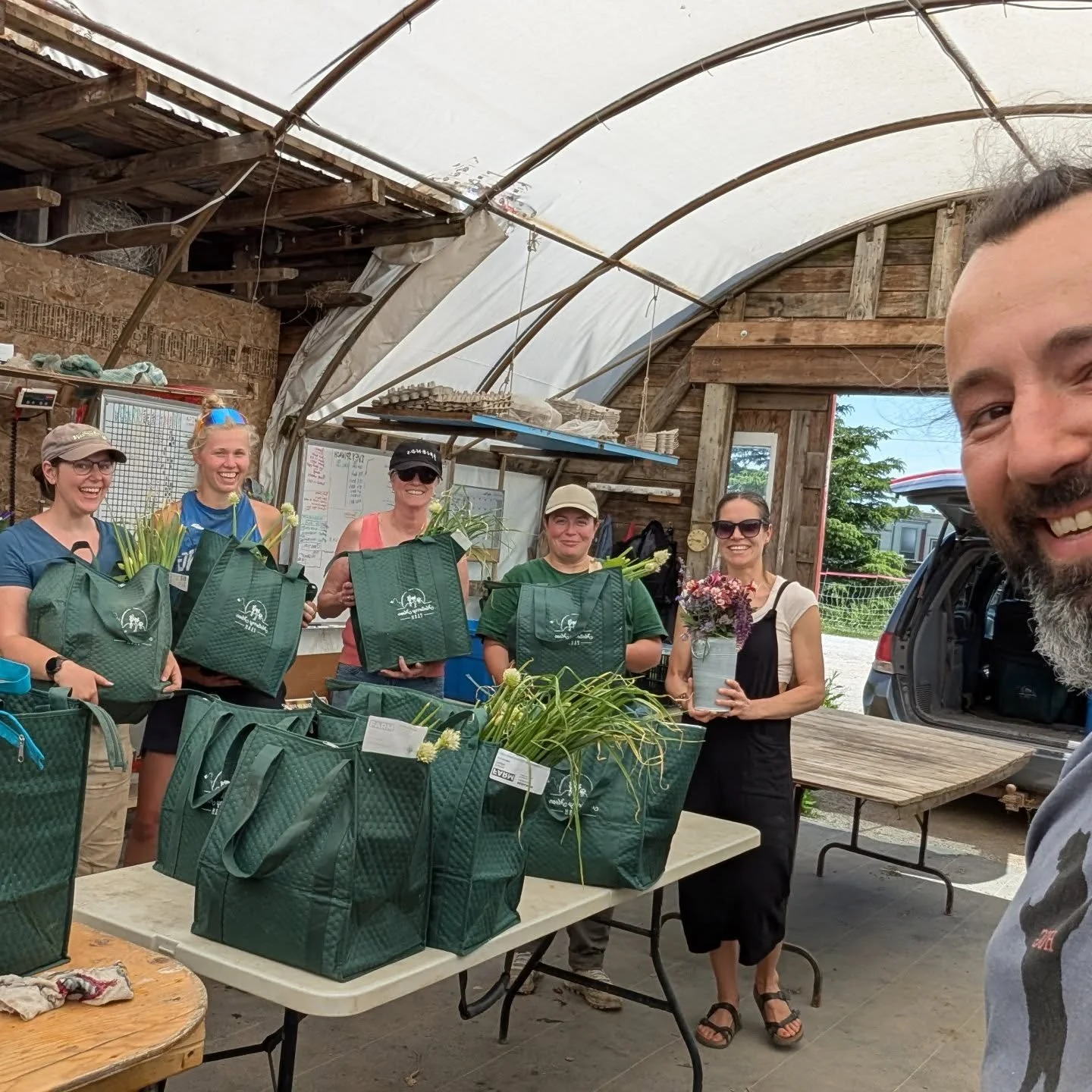 Mid-June on the farm. 2 of 28 weeks of our Farm Share subscription in the bag. Fields are planted, greenhouses are getting caught up, weeds are weeding, the veggies are flowing, the farm store is rocking, the crew is killing it, and the emotional lav
