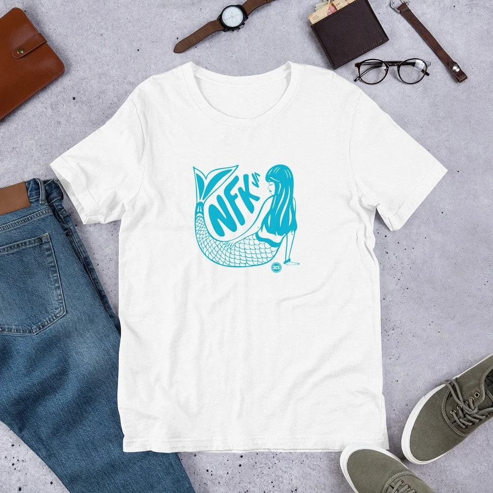 Blue NFK Mermaid | Print on Demand Graphic Tee
-
We are giving Printful a try to see what t-shirt designs and colors people are interested in. Available to order from Etsy. Link in bio.

#graphictee #illustration #printondemandtshirt #scs #supercomp 