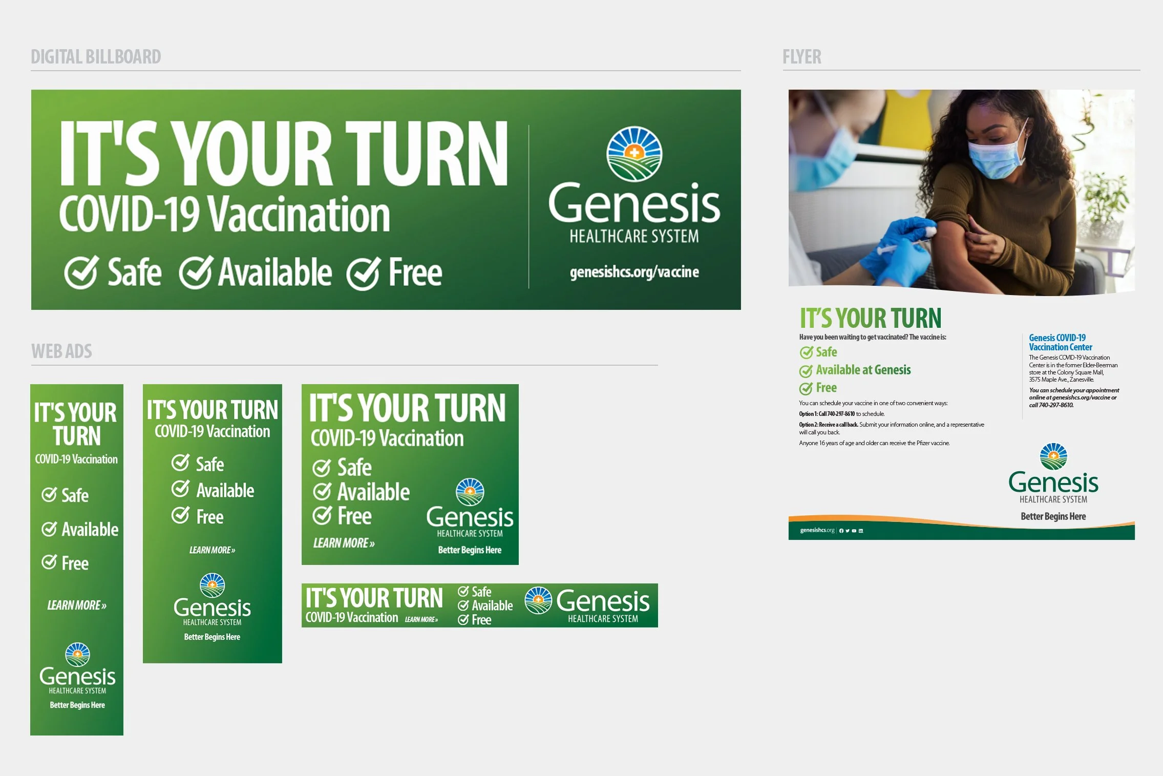 Genesis HealthCare System COVID-19 Vaccination Campaign