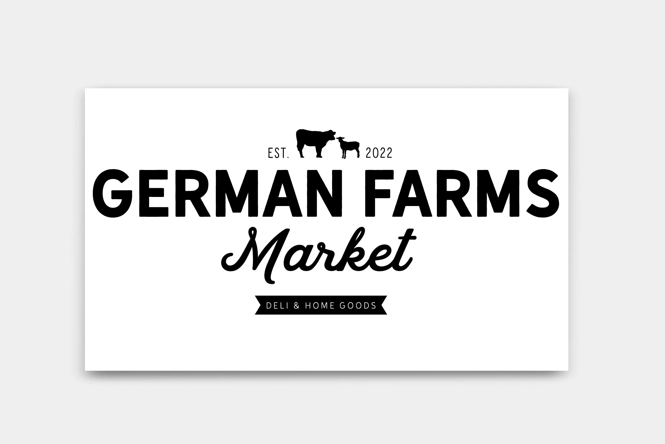 German Farms Market Deli & Home Goods Logo 