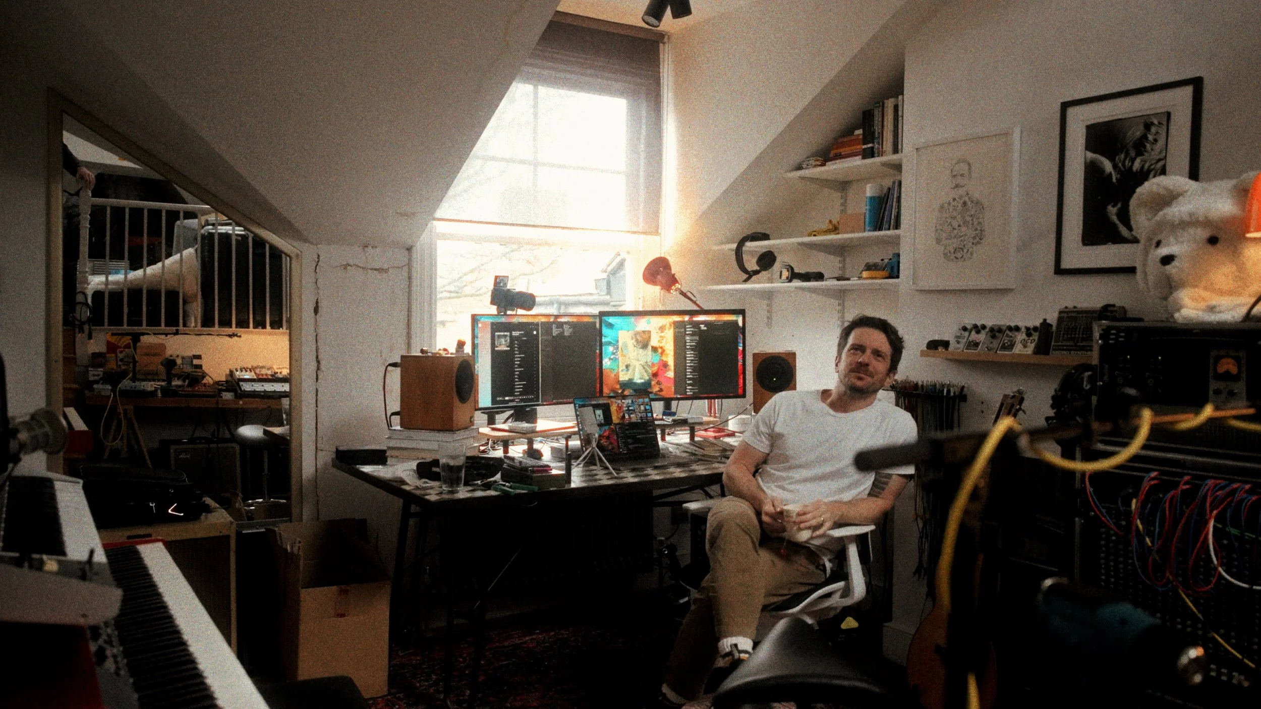 Ste Park photographer and creative director in home studio — Liverpool creative professional