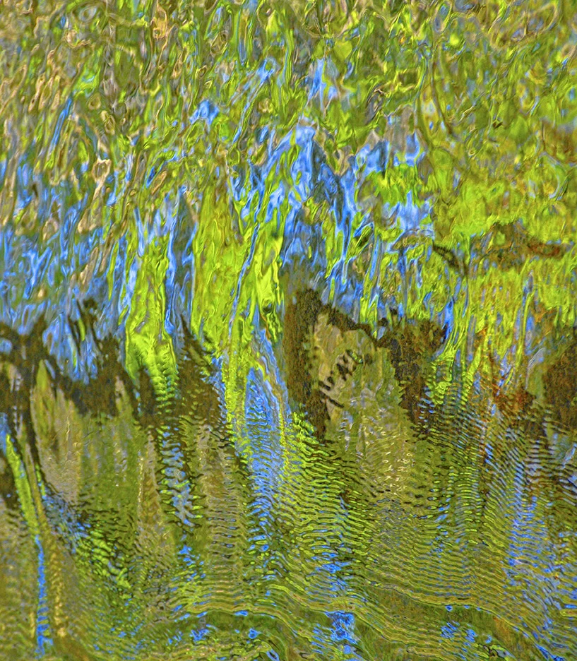 Abstract Lake Reflection