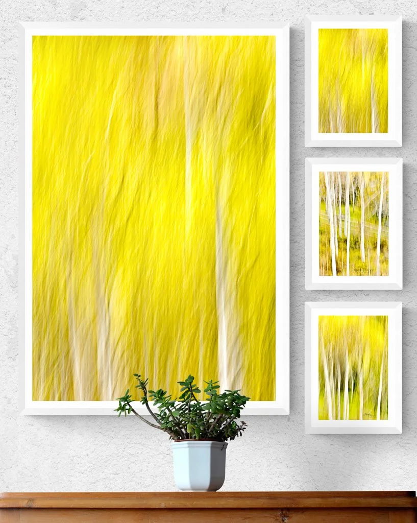 Abstract Trees Yellow_Plant_on_wooden_drawers.jpg