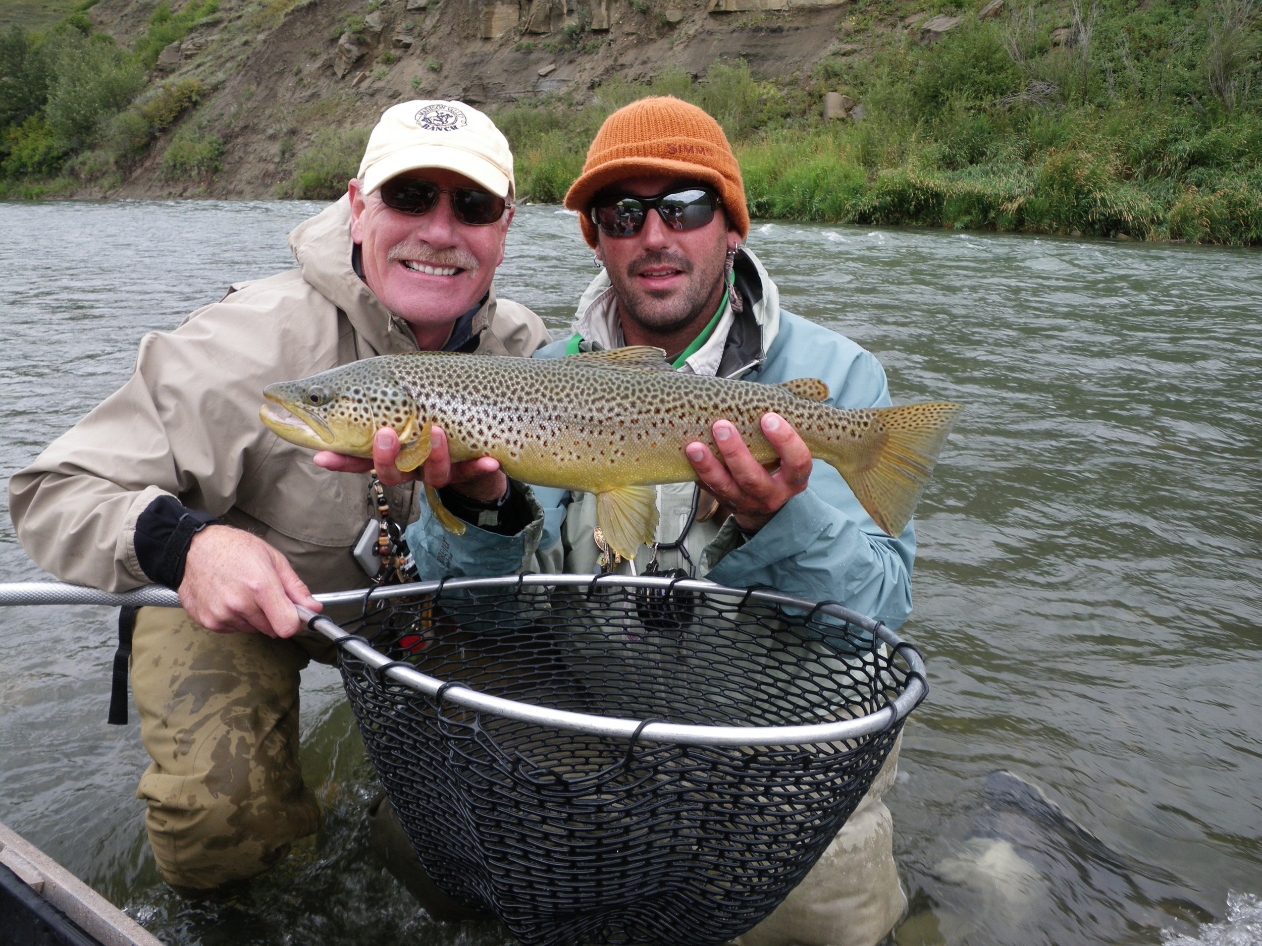 Beauty Brown Trout on a chilly day