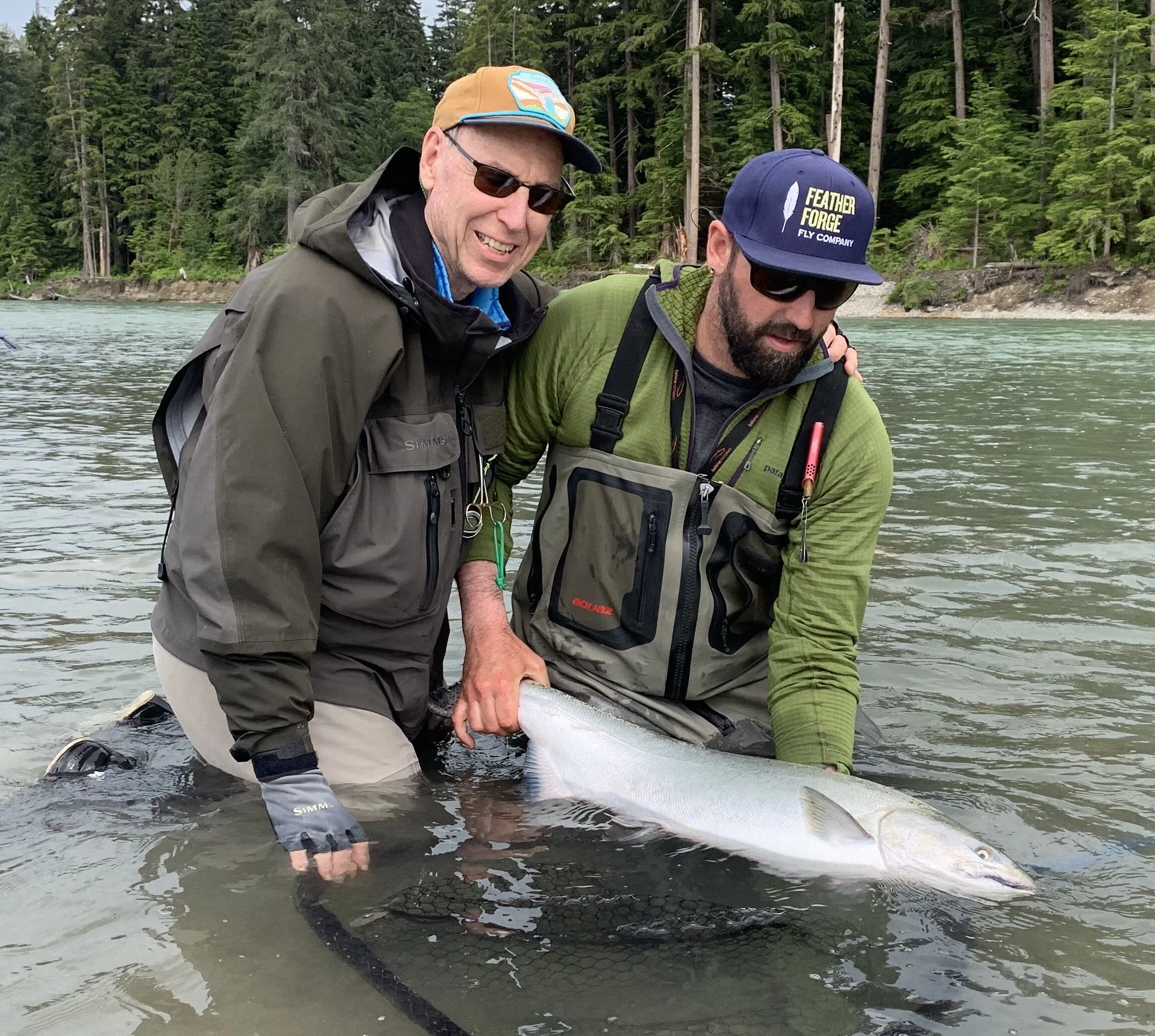 Koops with a hard earned Chinook