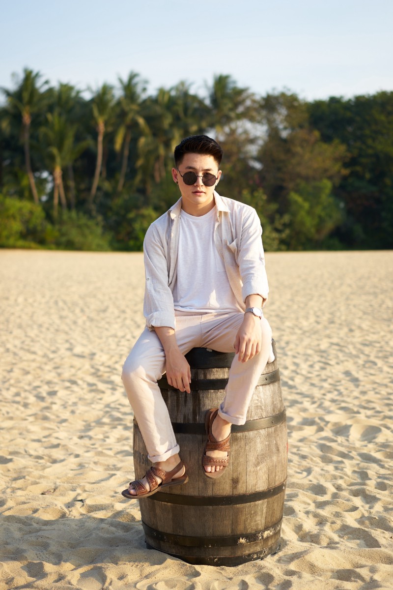  Fashion and lifestyle blogger Reggy Alexander from Indonesia.