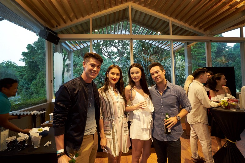  From left: Alan Wong, Yumiko Hoskin, Aleksandra and Justin Bratton.