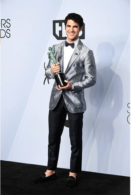 Darren Criss in Emporio Armani