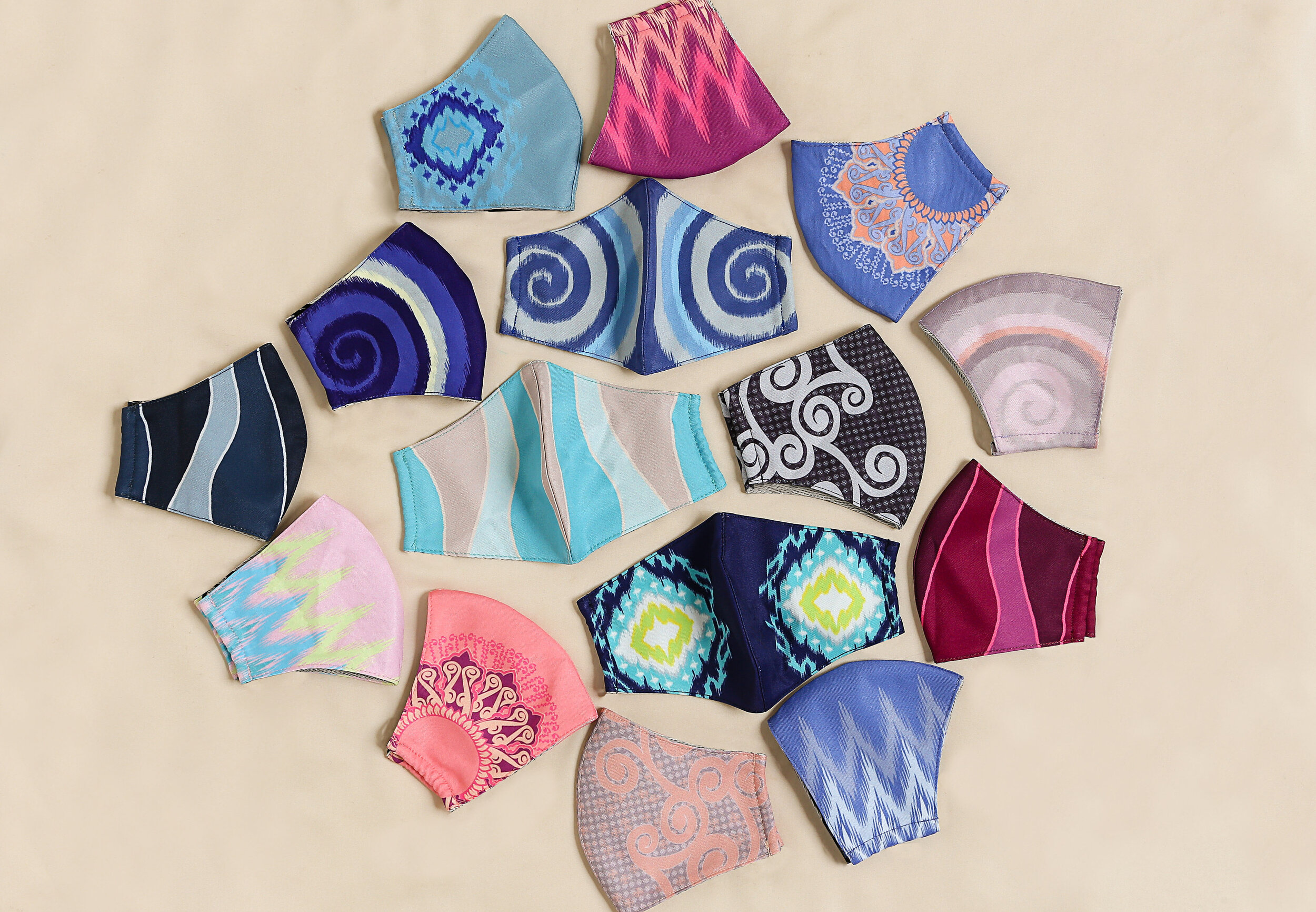 New Face Masks Designs by Tom Abang Saufi