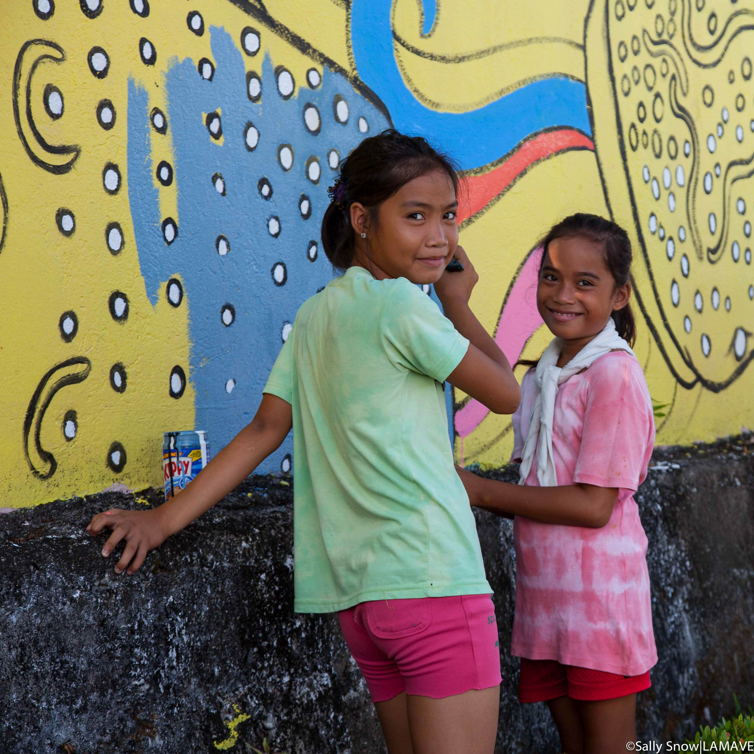 whale shark mural southern leyte pintuyan lamave ag sano