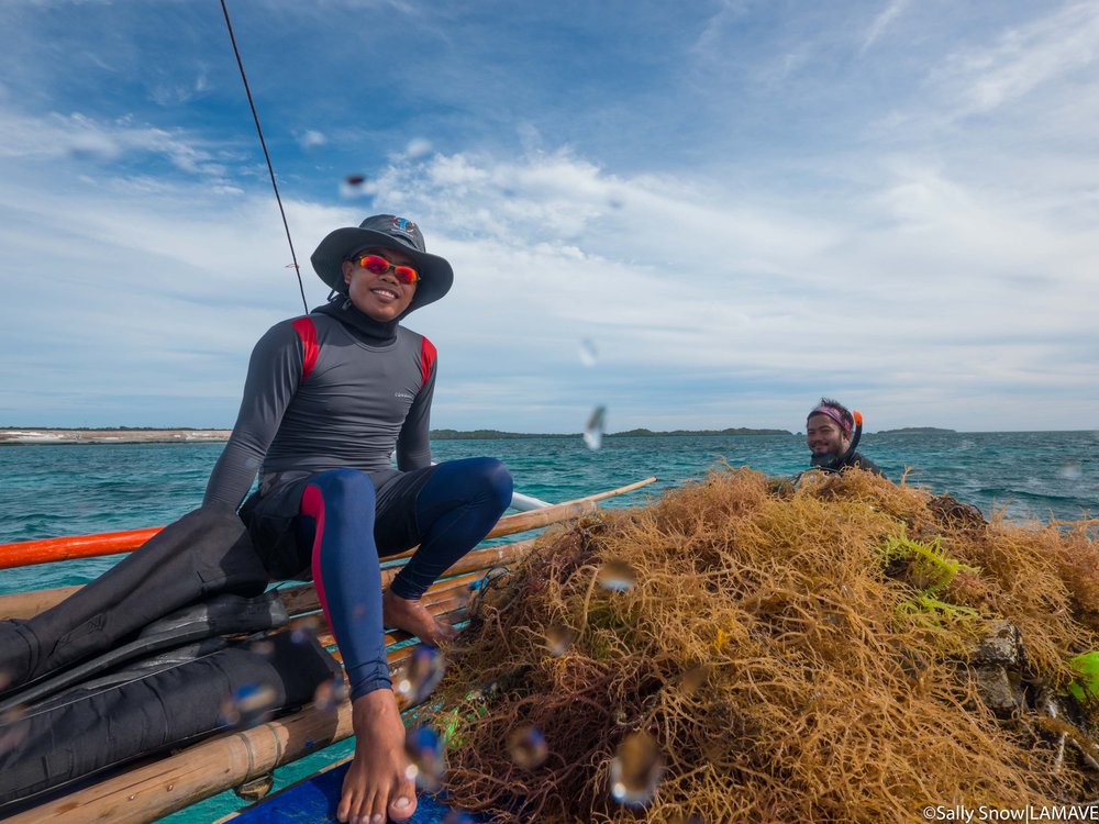 Kym Delijero and Titus Cañete in Cagayancillo.