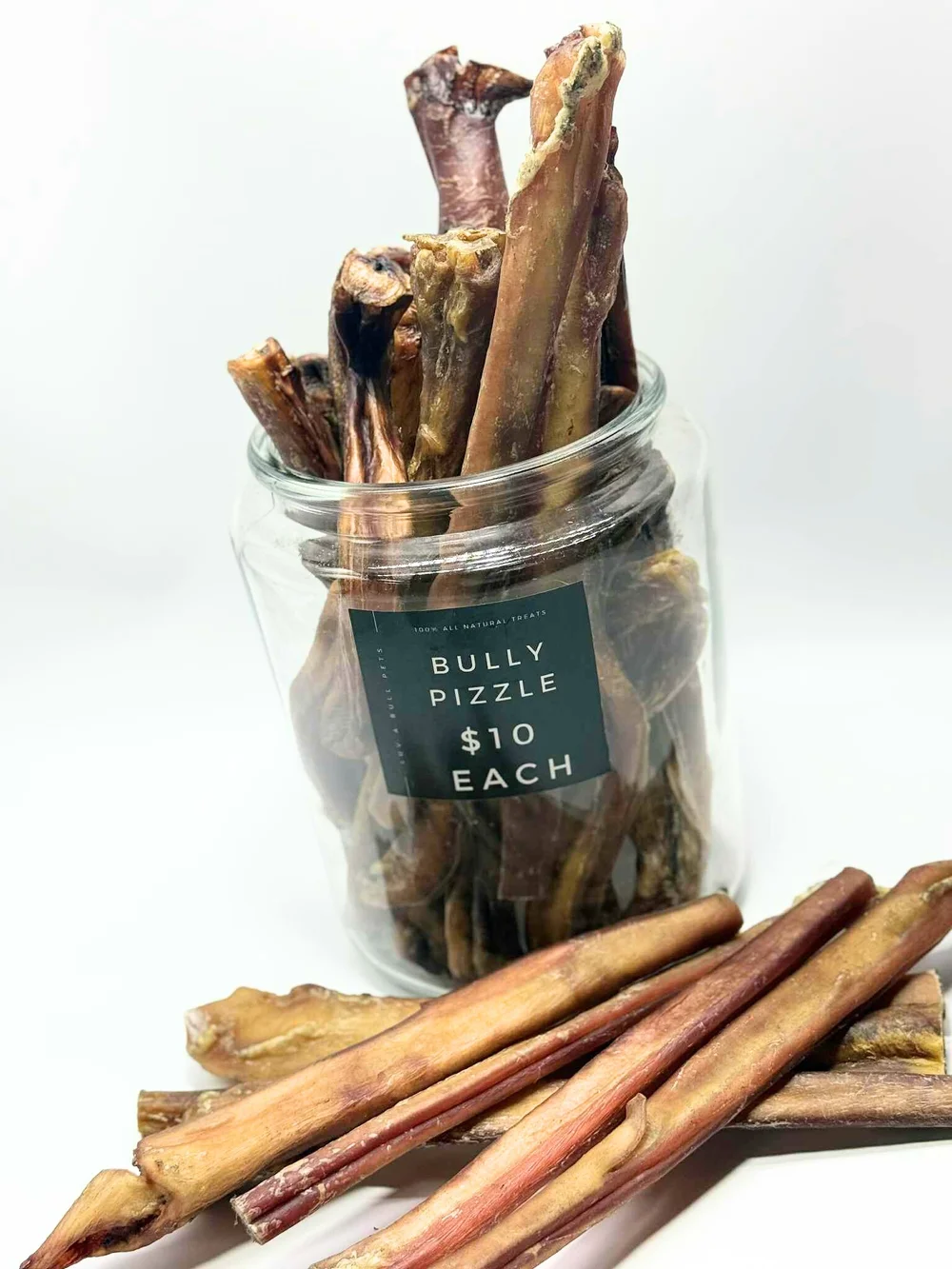 Beef Pizzle Sticks for Dogs – Long-Lasting Bully Chews 100